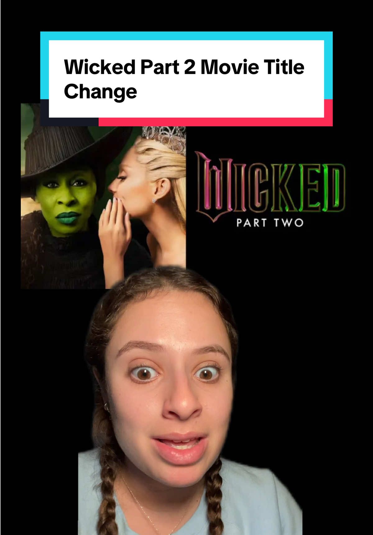 Thoughts on the title change? #wicked #part2 #movietitle 