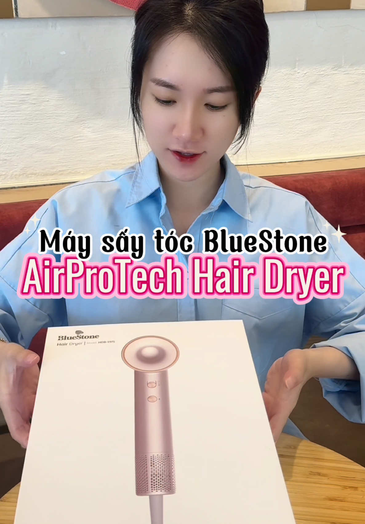 Máy sấy đẹp, dùng thích mê, cực kì highly recommend cho chị em nha 👉#bluestone #bluestonesignature #shineyourway #aeroprotech #xuhuong #BeautyTok #LearnOnTikTok #haircare #chamsoctoc 