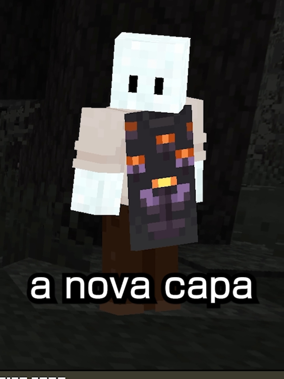 Como pegar a nova capa do Minecraft #Minecraft 