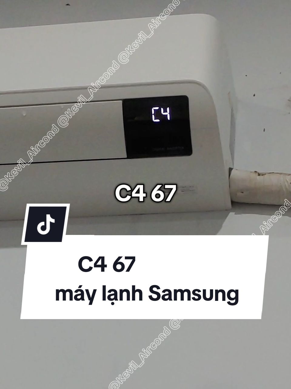 Trả lời @kevil_aircond  ca C4 58 hôm trước. Samsung vẫn báo lỗi bình thường nè anh em 😄 . . . . . #kevil_aircond  #maylanh  #airconditioner 