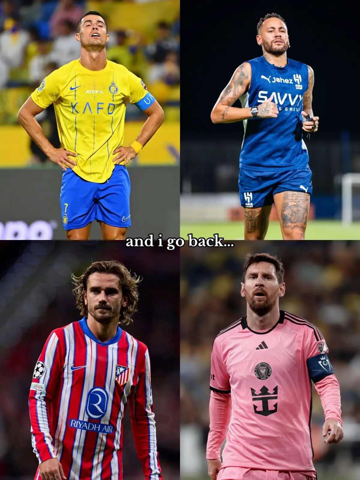 #ronaldo #🇵🇹 #messi #🇦🇷 #neymar #🇧🇷 #griezmann #🇫🇷 #madrid #fcbarcelona #psg #atleticodemadrid #fyp #foru #footballtiktok 