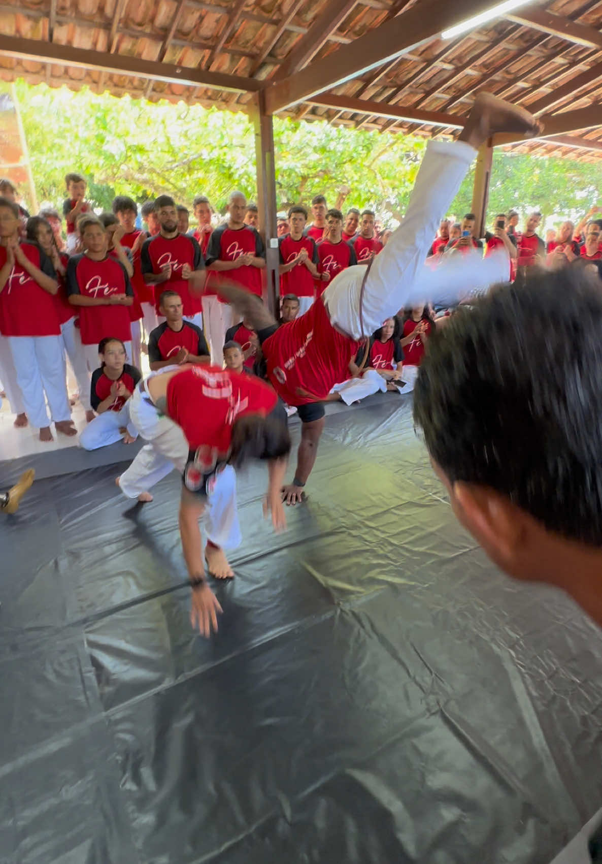 Da série Jogando capoeira   Num momento especial com minha amiga @contramestra.pequena , momento da troca de graduação dela ( grau de contramestra). Obrigado minha amiga pelo carinho, respeito e amizade. Seu trabalho é uma inspiração para mim e para muitos. Além da grande capoeirista que você é, de sangue e de alma.  Viva a capoeira 🤸🏿‍♂️ Viva Alagoas ✊🏿 #tiziucapoeira #capoeira #capoeiralifestyle #vmb #grupomuzenza #capoeiralife #treinosemfim #esporão #capoeira4all #capoeiraregional #fénacapoeira #alagoas #maceio #capoeiraangola #capoeirista@