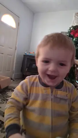 he's a trip! #fyp #lastchild #christmas #boymom 