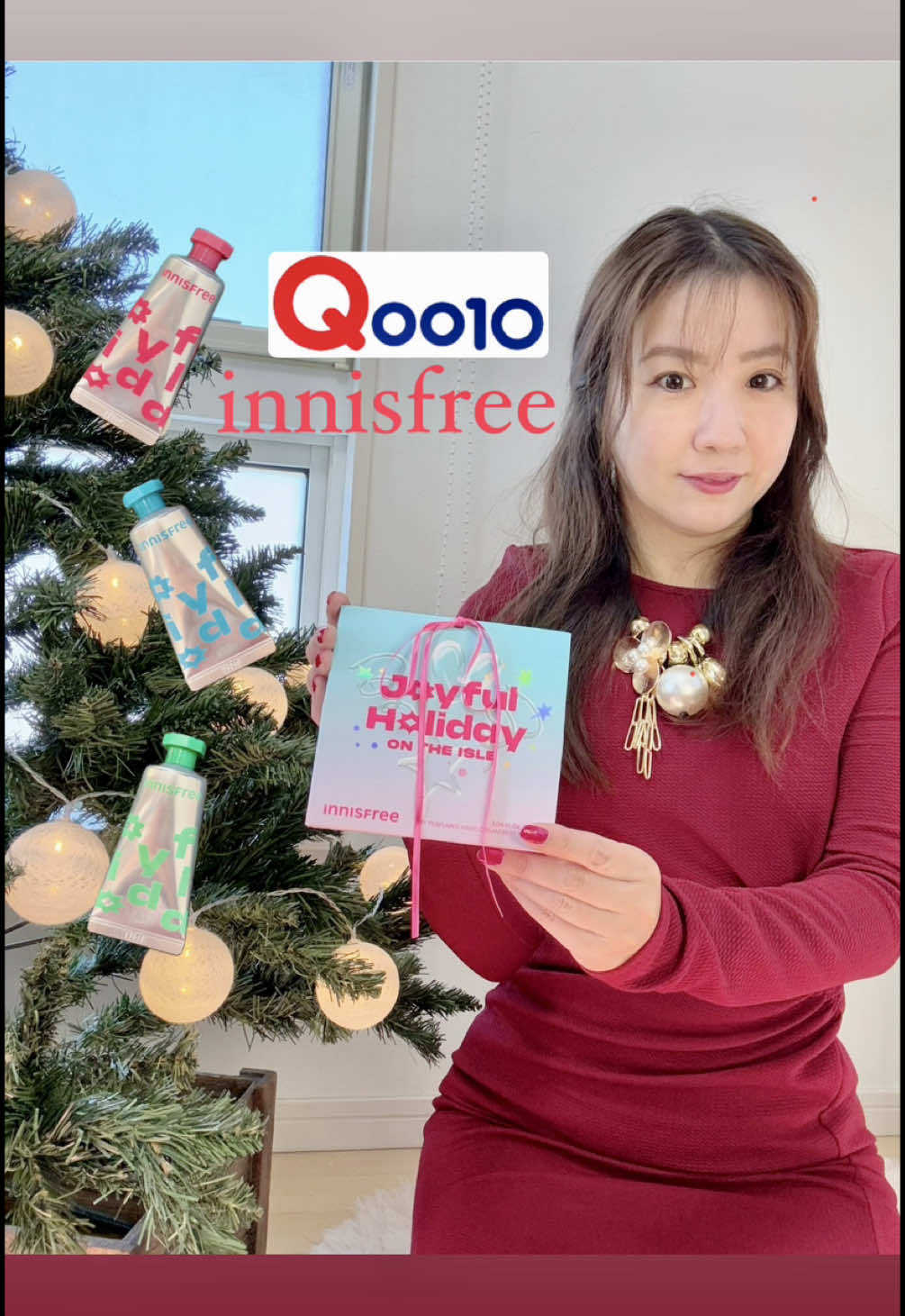 🎄🍬Qoo10で買ったもの／ innisfreeのHOLIDAYS EDITION🎁 イニスフリーで人気の マイパフュームドハンドクリーム🤲🏻 . 今だけ限定のホリデーパッケージ 厳選３種類の香りがセットに なって登場してるよ🎅🏼 🩷ピンクワタガシ 💚フローラルデイジー 🩵スノームスク @Qoo10公式  🏷️商品番号 941699805 . @Innisfreeofficial  #qoo10 #qoo10アンバサダー #innisfree #イニスフリー #ハンドクリーム #ホリデー限定 #PR