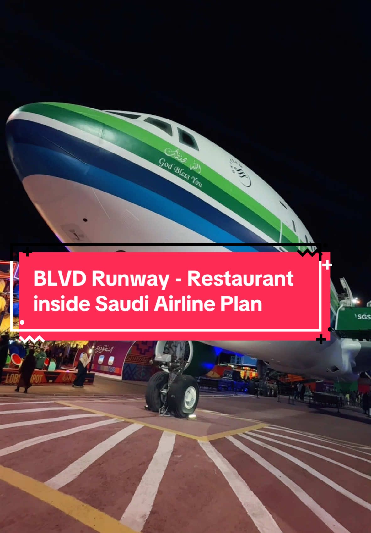 Riyadh Season's Blvd Runway is officially OPEN! 🤩  I had an amazing time exploring the iconic Saudi Airlines planes. Check out my vlog to see how you can enjoy it too! #RiyadhSeason #BlvdRunway #Riyadh #SaudiArabia #Travel