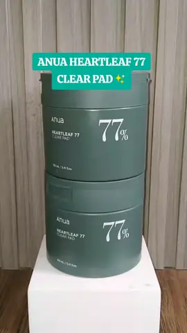 Bye-bye jerawat dan kulit kusam! 👋✨ Clear pad dengan 77% heartleaf ini jago banget menenangkan kulit & bikin wajah glowing natural. Siapa yang udah coba? 💚🌿  #jerawat #flekhitam #SelfCare #gebyarbelanjadesember 