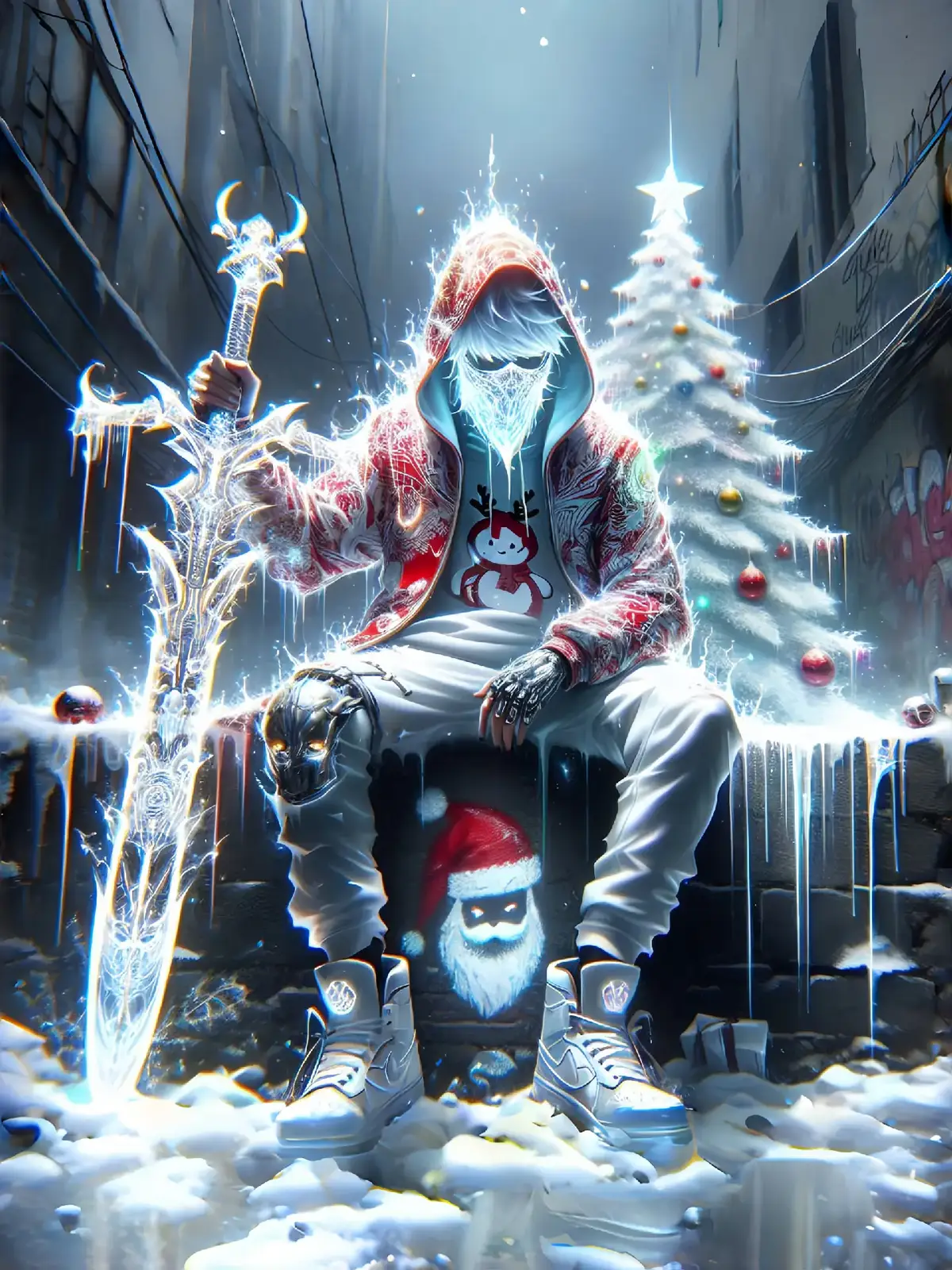 #4kwallpaper #Anime #trap #4klivewallpaper #wallpaper #livewallpaper #dalle3 #aiartcommunity #santaclaus #crhistmas #punk #freefire 