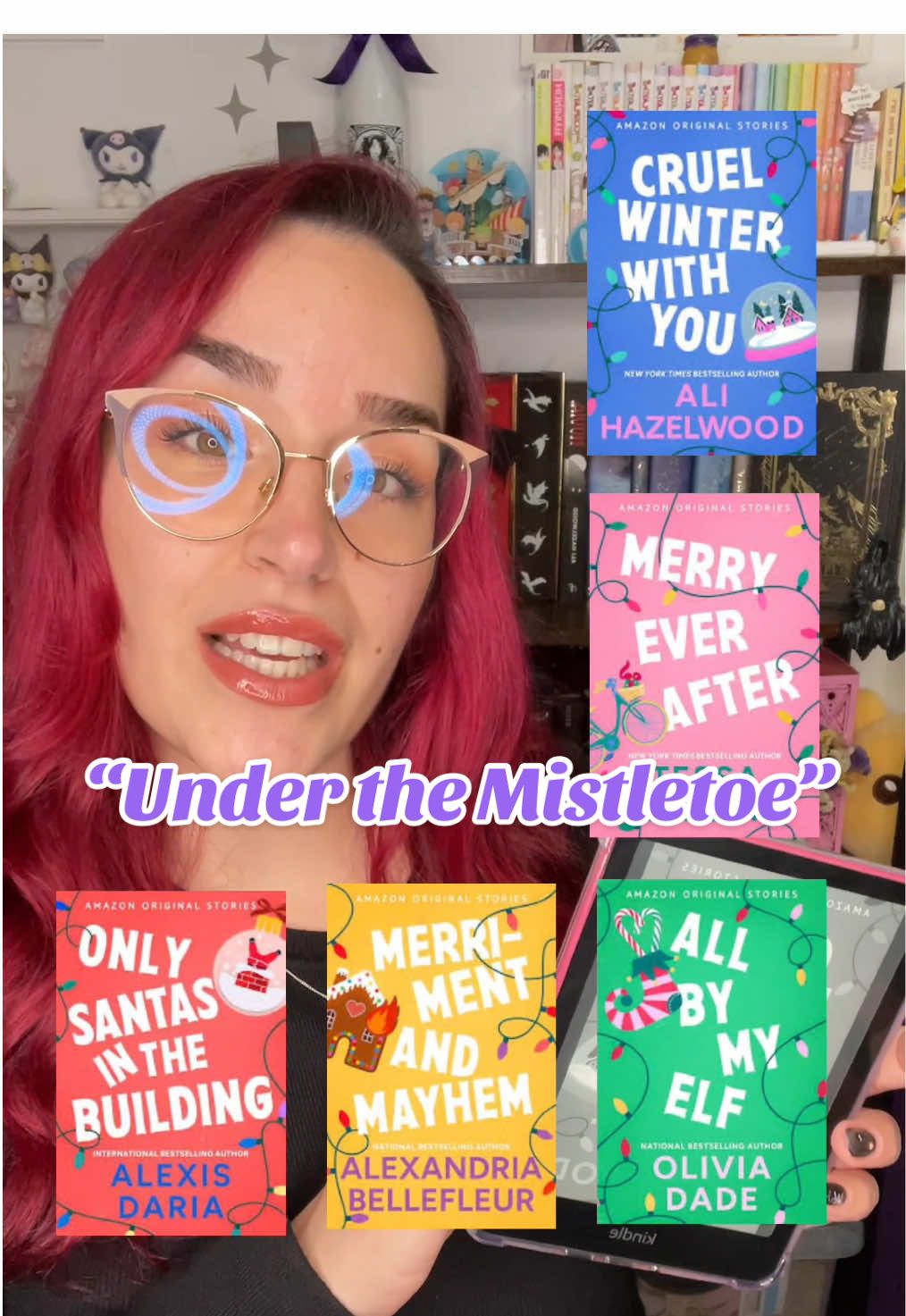 Serie Under The Mistletoe🎄🎁✨ #underthemistletoe #kindleunlimited #BookTok #bookrecommendations #parati #librosnavidad #christmasbooks #romancebooks #alihazelwood #tessabailey #alexisdaria  