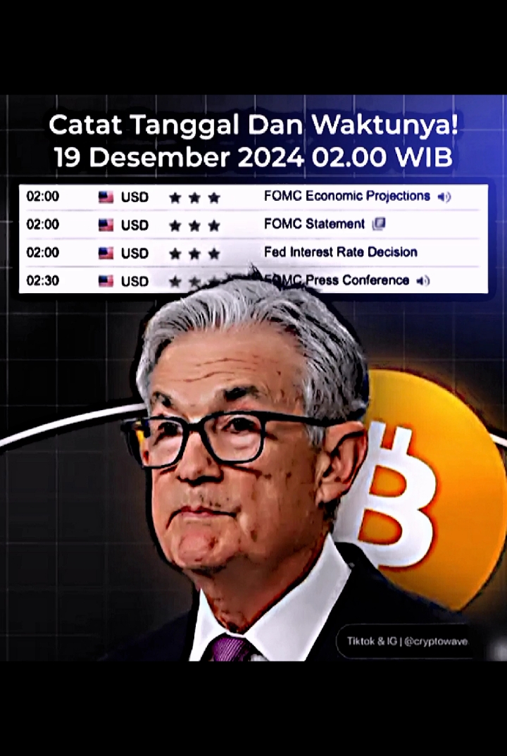 THE FED AKAN MEMANGKAS SUKU BUNGA LAGI GUYS #btc #bitcoin #thefed #btcath #sukubunga #tothemoon🚀 