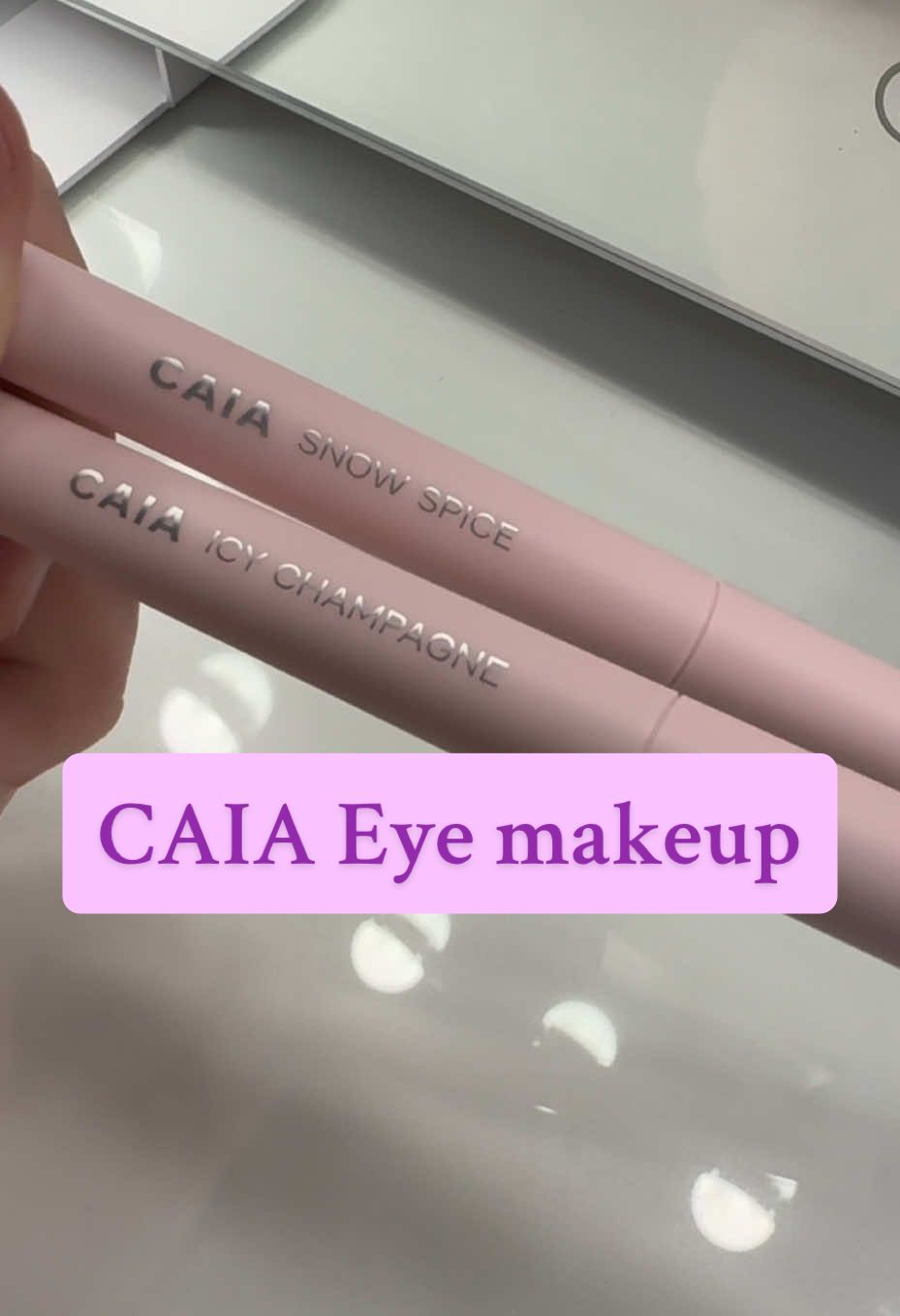 Got these in my @CAIA Cosmetics Calender💕I’m in love💕🎄#caiacosmetics #caia #makeup #makeuptips #caiacalender #fyp #viral #glowy #perfect #glowyskin #glowymakeup 