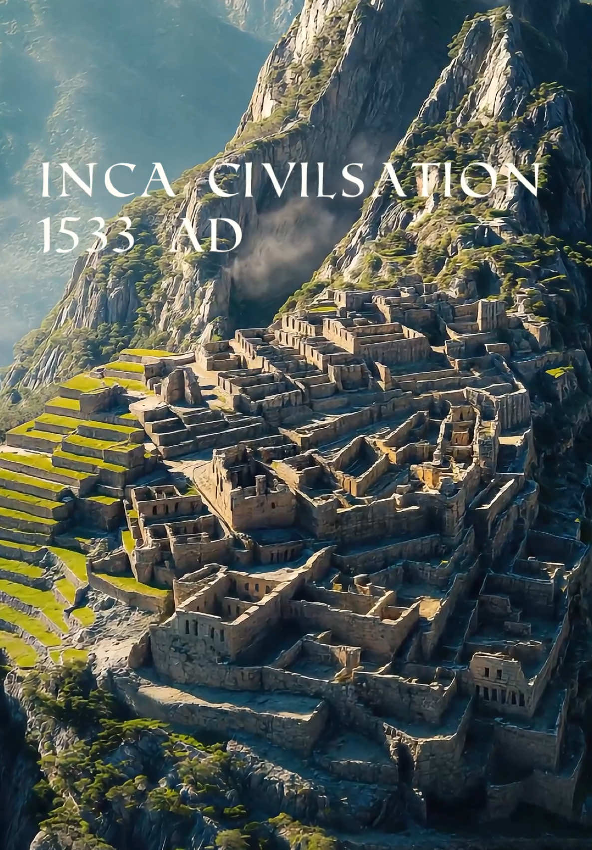 Inca Civilisation - 1533 AD #inca #ancient #ancientcivilizations #ai #history #historytime #historytok #Film 