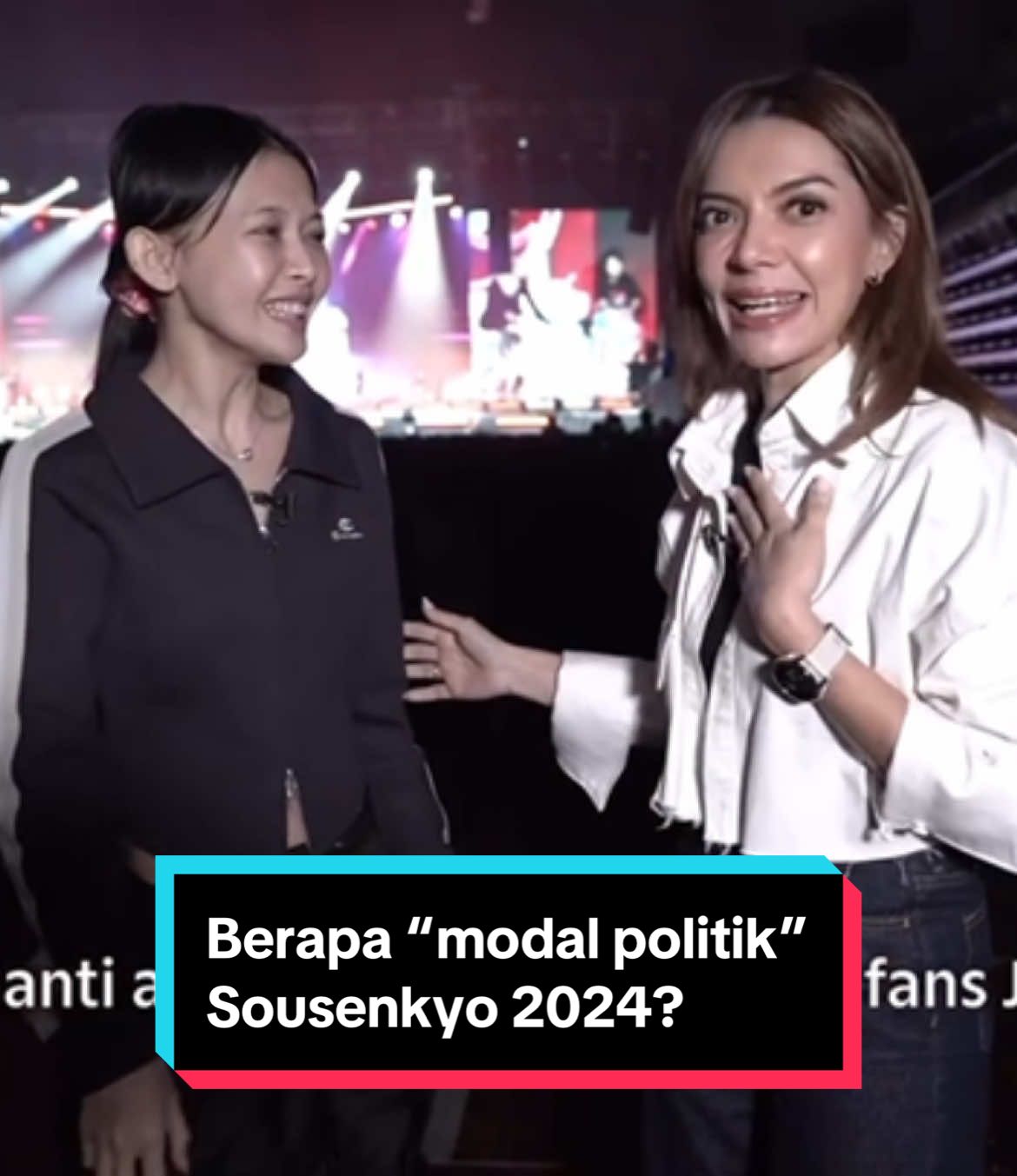 Dear seluruh fans JKT48… bantu lengkapi liputan kami yuk! Tuliskan di kolom komentar berapa “modal politik” yang sudah kamu keluarkan buat oshimu di Sousenkyo 2024. Bisa juga mention dan ajak para fanbase komen di media sosialku dan @matanajwa ya. Ditunggu banget nih~ | Mata Najwa #jkt48 #jkt48wonderland 