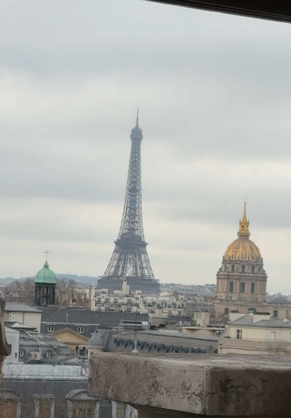 Rate our view for rhe next 4 nights… #paris #toureffeil #fyp #france #vacation 