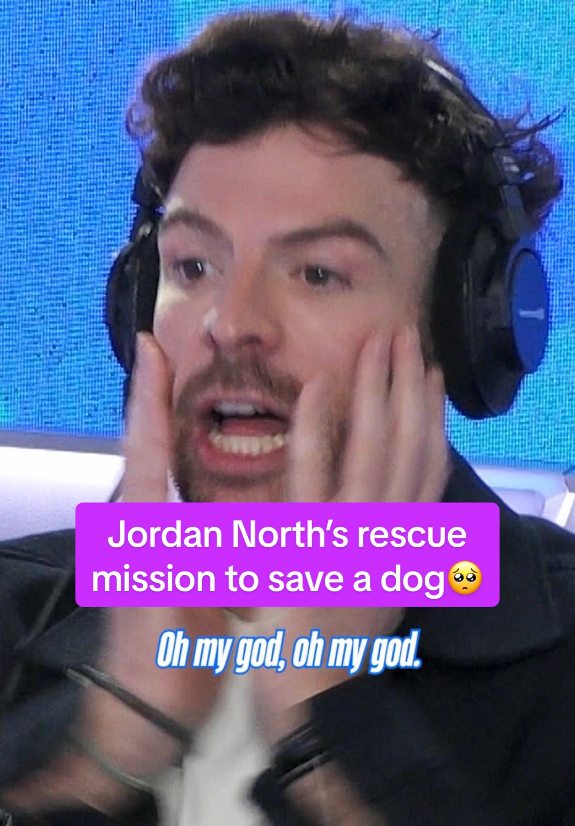 @Jordan North our hero 🦸 #storytime #capitalbreakfast #jordannorth #rescue #thames #dog #news #hero #mission 