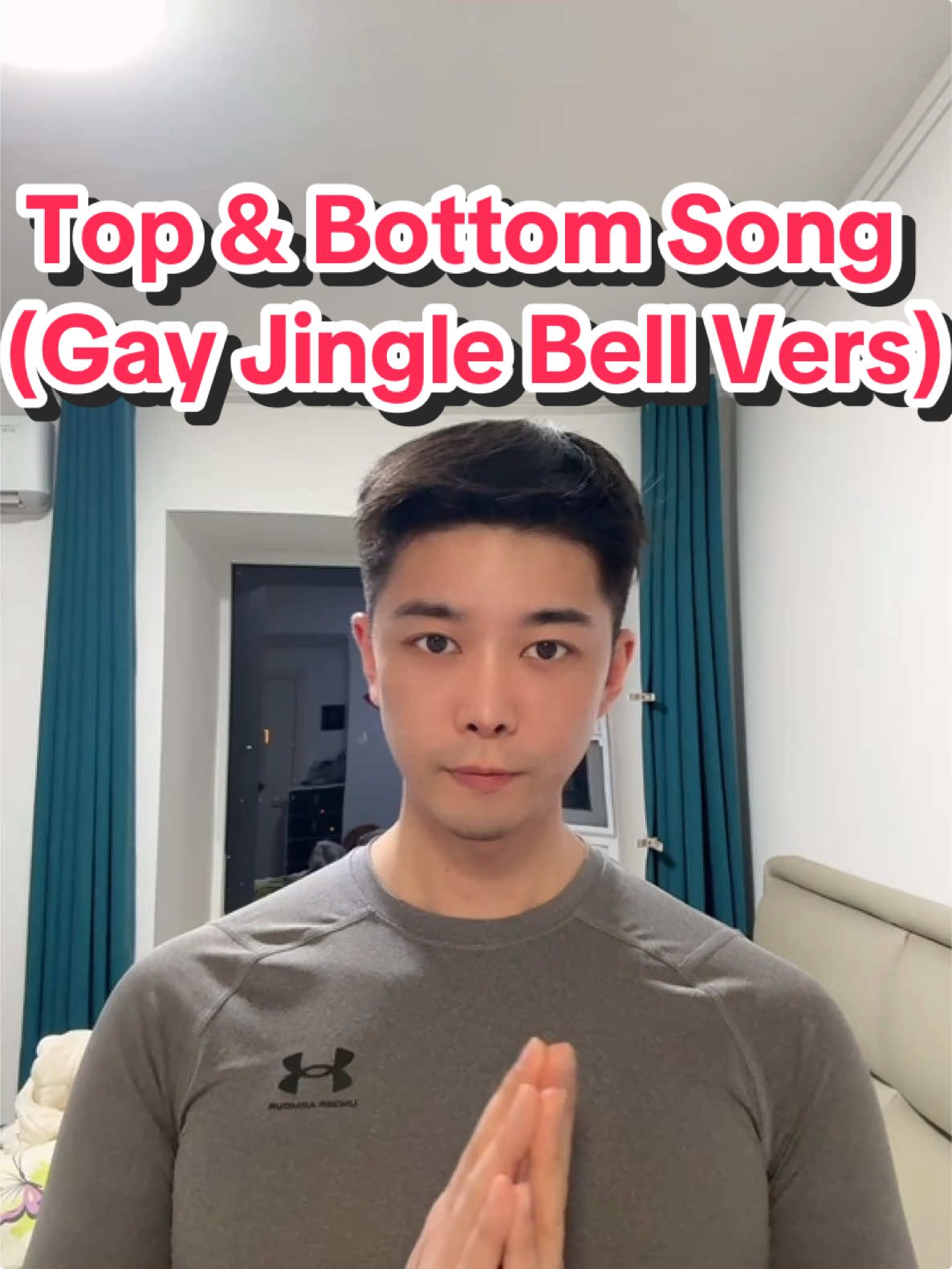 Top & Bottom Song (Gay Jingle Bell Version) #mandarin #LearnOnTikTok #learnchinese 