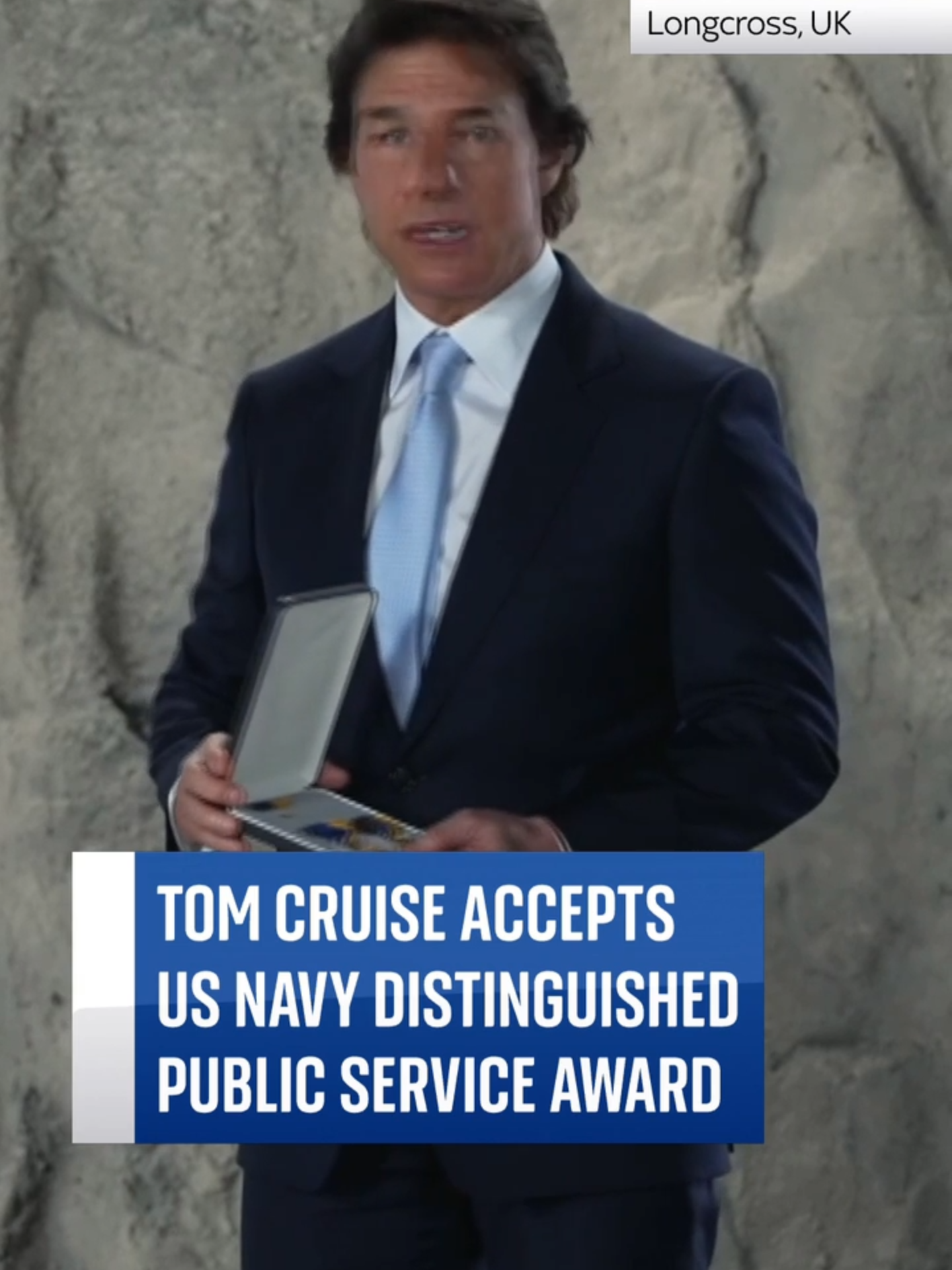 #TomCruise was given the award for his 'exceptional and wide-ranging contributions' to the film industry as a supporter of the #Navy and #MarineCorps