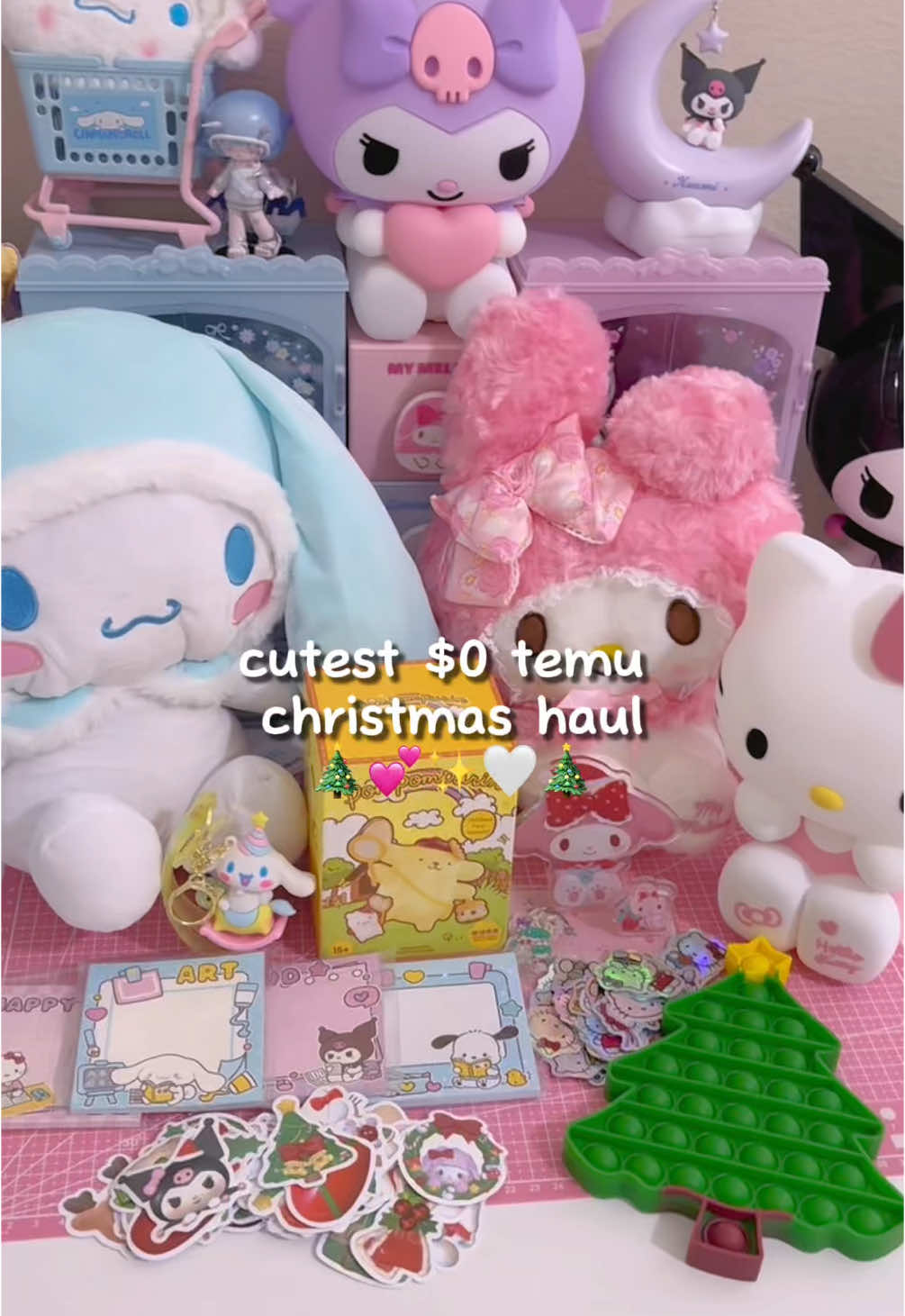 cute $0 temu christmas haul!🎄💕 code: dut4483 in #temu searchbar for $0 items (only for new app users with qualifying orders. T&Cs apply). 🛒🛍free shipping on items shipped from Temu, and Free Returns for up to 90 days📦 #temucode #temumethod #temuhaul #trending #fyp #viral #christmas #kawaii #asmr #unboxing #haul #blindbox #xmas #stationery