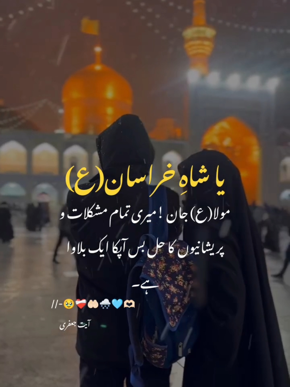 آمین😭♥️🤲❤️‍🩹 #yahussain #yaali #yaalimadad #yazehra #yamehdi #karbala #shia #muslim #shianeali #tiktok #mashhad #iran #fyp #fypviralシ #fypviraltiktok🖤シ゚☆♡ #explore #bismillahfyp #ayatjffery 