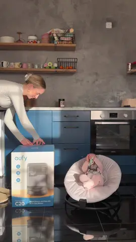 A must have for busy mums 🫧 Thr eufy Omni C20 is perfect for cleaning up crumbs and messy spills without the effort. 😌 #mumsoftiktok #mumlife #eufy #cleaninghacks #cleaningtiktok #cleaningmotivation 