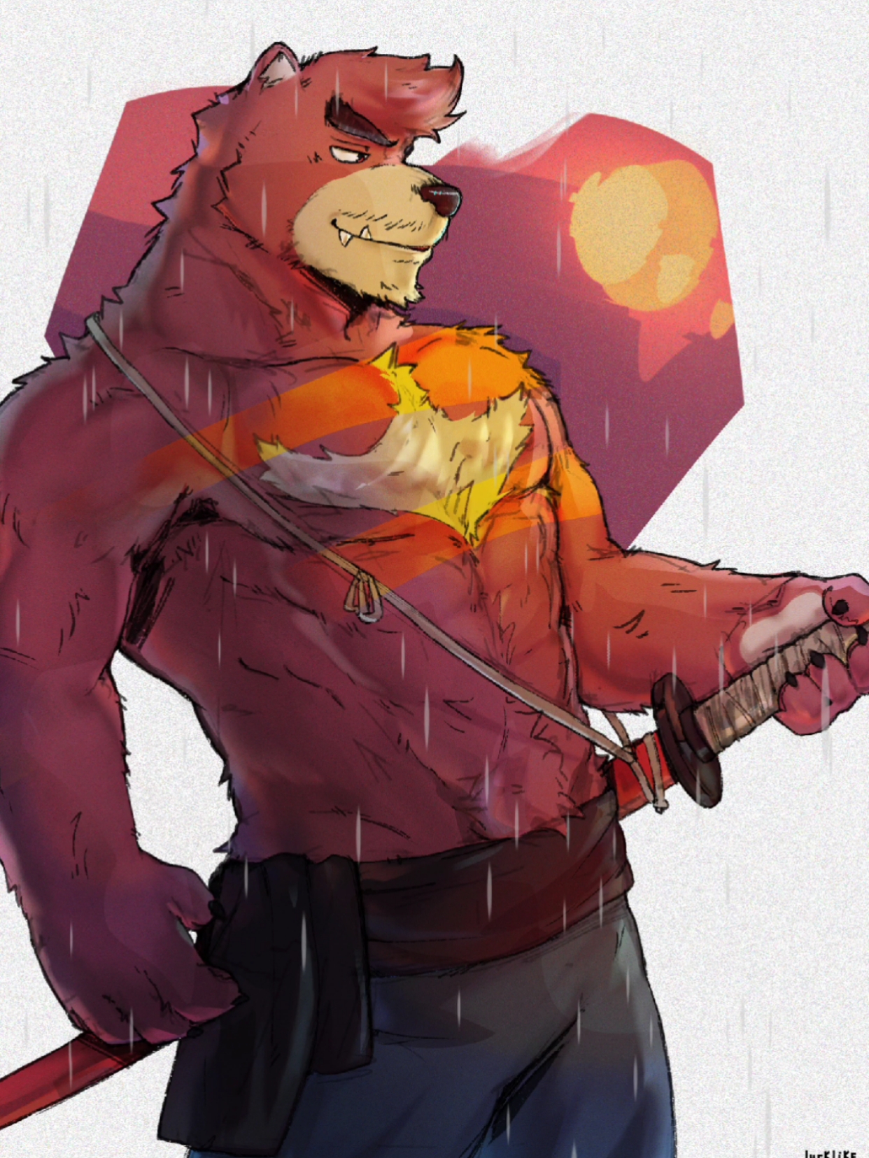 Sword of your Heart! 🐻⚔️🔥♥️ #furry #theboyandthebeast #kumatetsu #furrybear #furryanime #furryfanart #furryart #furro #kumatetsuandkyuutaedit #furryedit #furrytimelapse #furryartist #furrybara #furrymale #furryfandom #furryfritz #art #timelapseart 