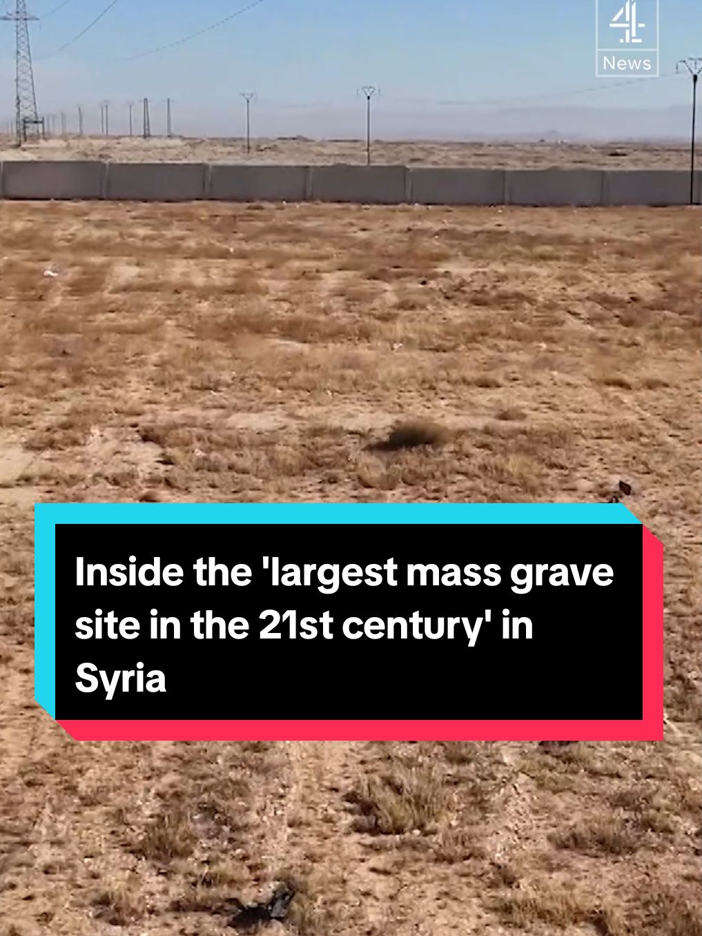 Tens of thousands of people are believed to be buried in what's is feared to be 'the biggest mass grave of the 21st century' in Syria. We visited the site, as the true scale of Assad's slaughter begins to reveal itself. #News #WorldNews #Syria #C4News #Channel4News 