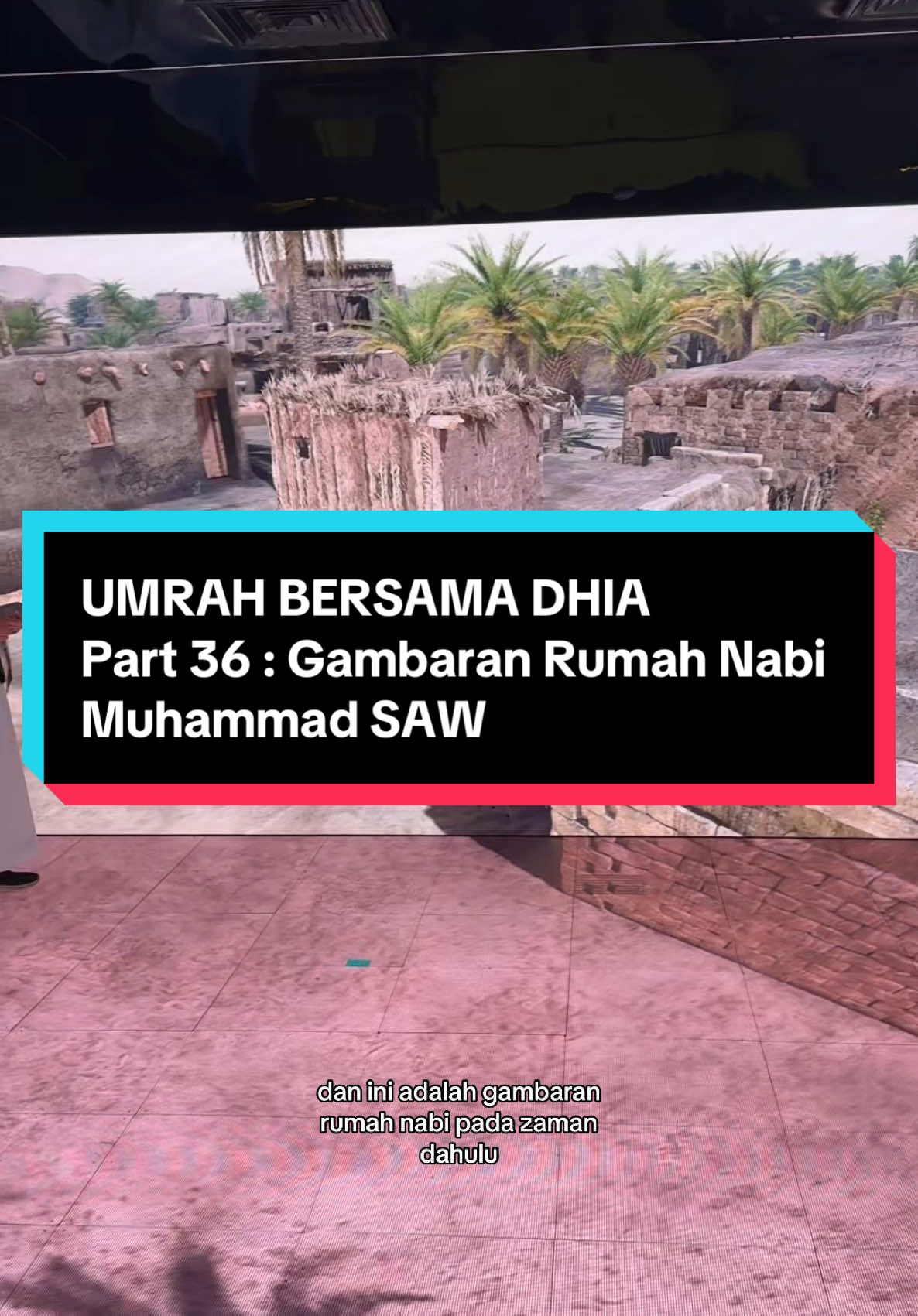 Muzium ni akan beri gambaran seperti kita berada pada zaman Nabi Muhammad SAW. Rasa sangat faham bagaimana kehidupan pada ketika itu. #bosstom #tomthetraveller #umrah #dhiaholidays #madinah #muziumbiografirasulullah #rumahnabi 