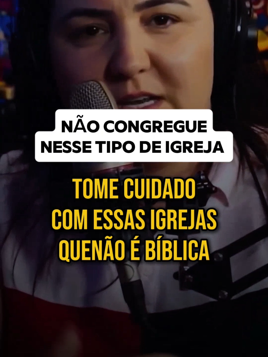 Tome cuidado com esse tipo de igreja Créditos: Necessário Podcast | Pastora Danielle Zanelatto #falsosprofetas #igrejadomanto #igrejadoretete #falsasigrejas #igrejasevangélicas #necessariopodcast #pastoradaniellezanelatto #daniellezanelatto #profetasfalsos #pentecostaltiktok #neopentecostalismo 