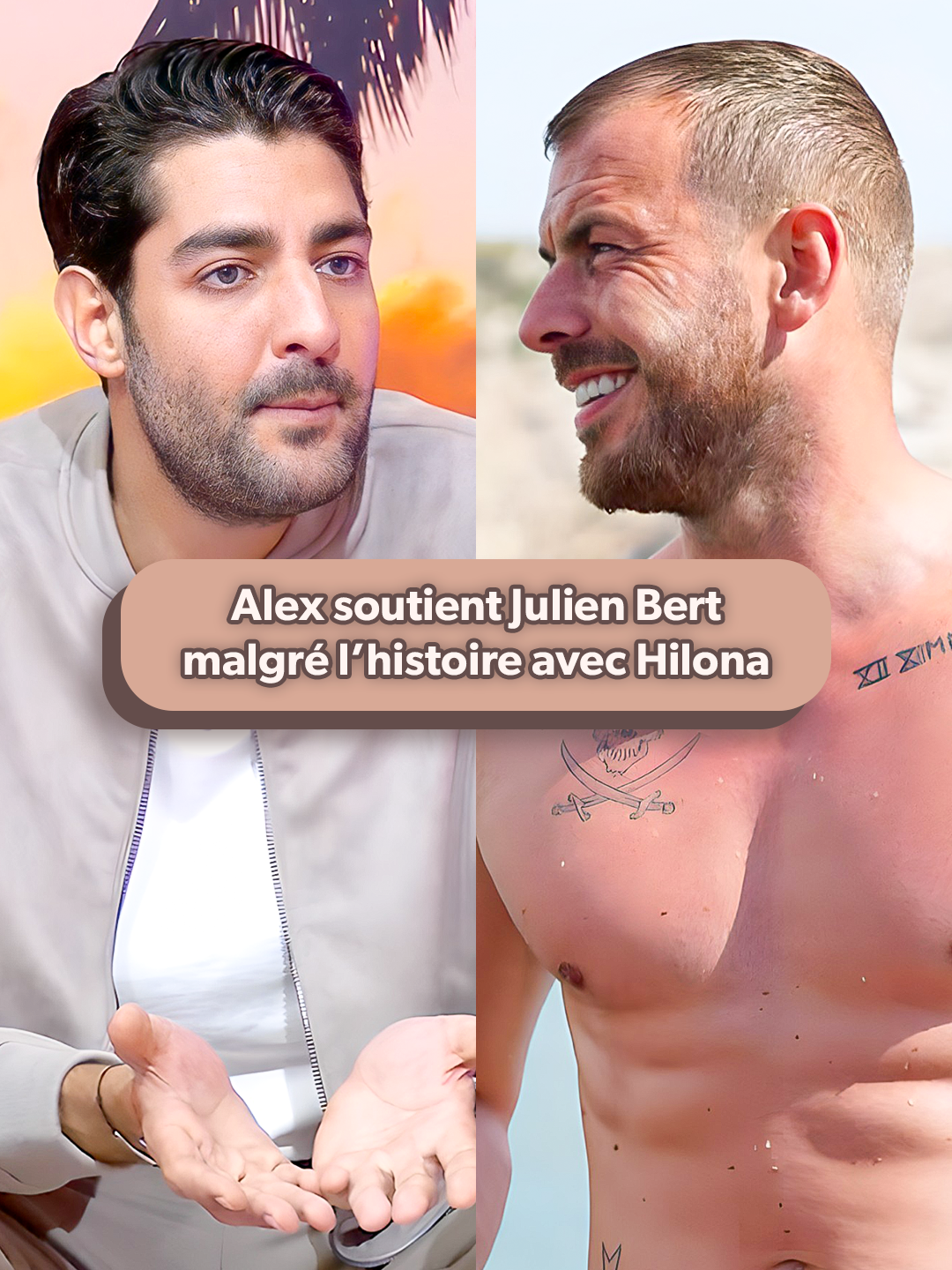 Alex reste ami avec Julien Bert malgré tout 🫣 #alexgiudi #julienbert #hilonagos #interview #samzirah