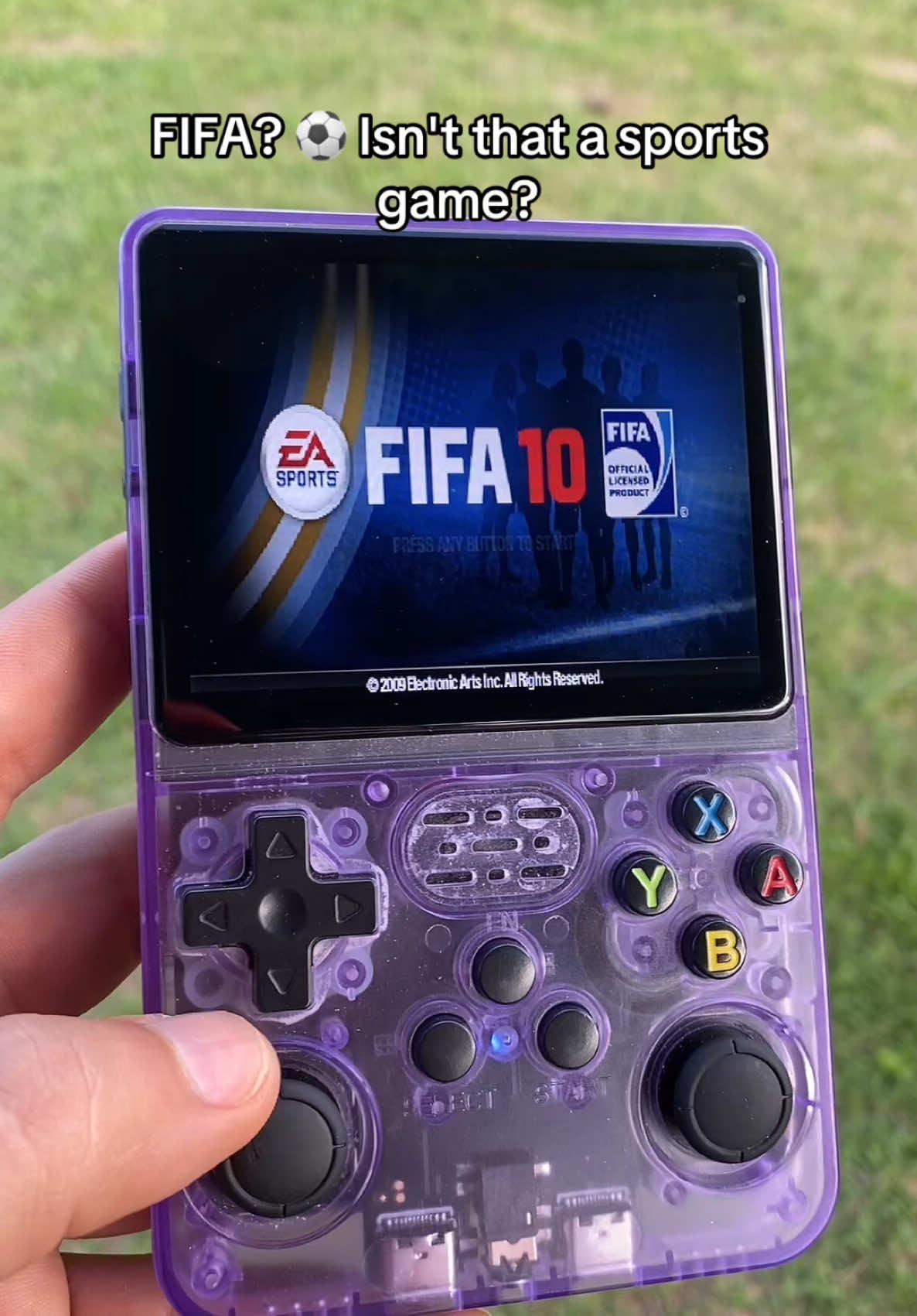 DOES IT HAVE FIFA? Our amazing R36S handheld gaming console! Guys selling out quick, this will be the 3rd time it sells out so dont miss out! Just restocked!  #r36s #handheldconsole #gamingconsole #r36sconsole #fifa #callofduty #pokemon #supermario 