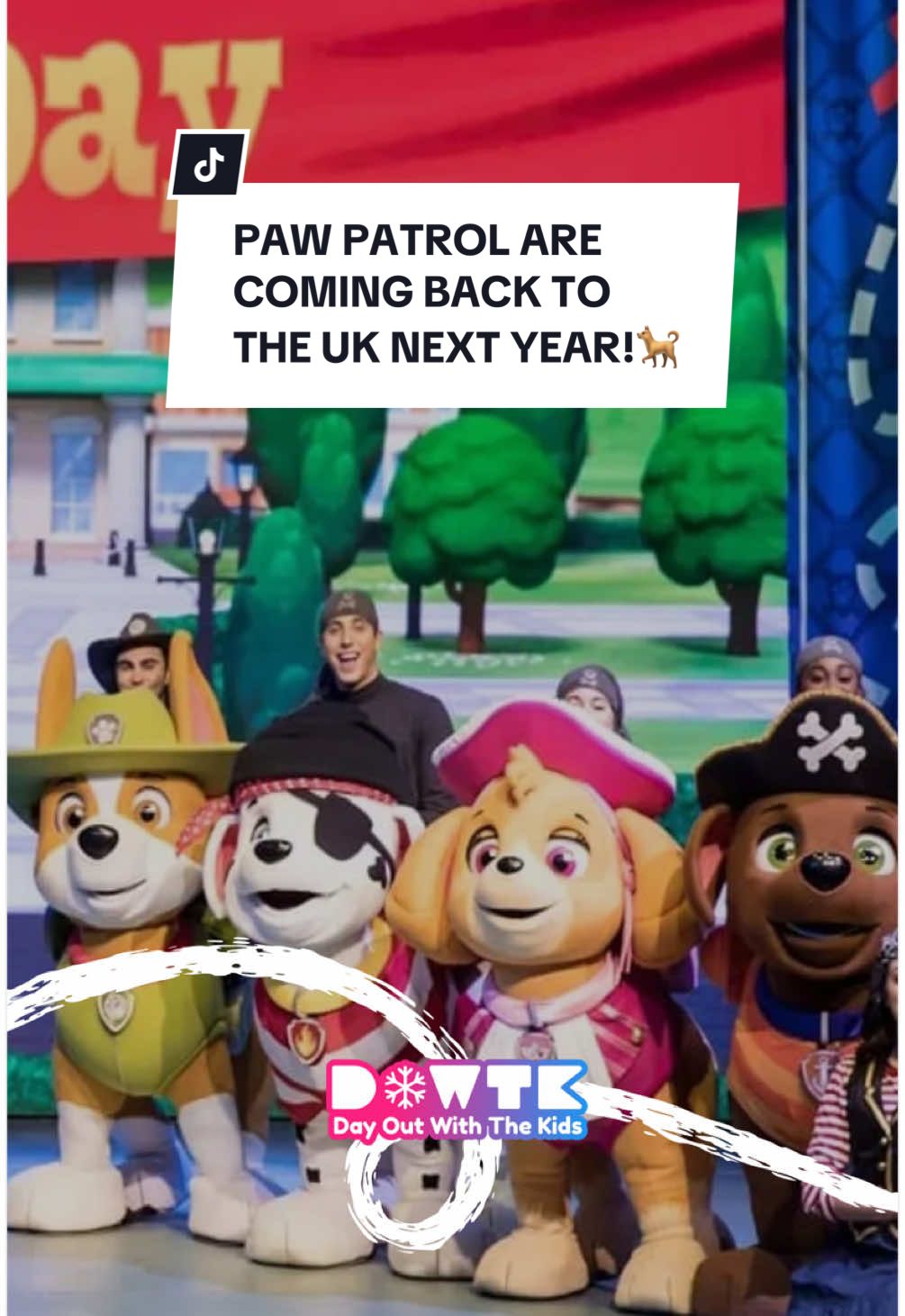 PAW Patrol LIVE is touring the UK again next summer! 😲🙌 You and the kids can go and see Ryder and his team of pups travel around Adventure Bay in the hunt for treasure  There will be 19 shows across 14 cities in the UK & Ireland next summer! @pawpatrol @Fever  #pawpatrollive #pawpatrol #thingstodowithkids #toddlerdayout 