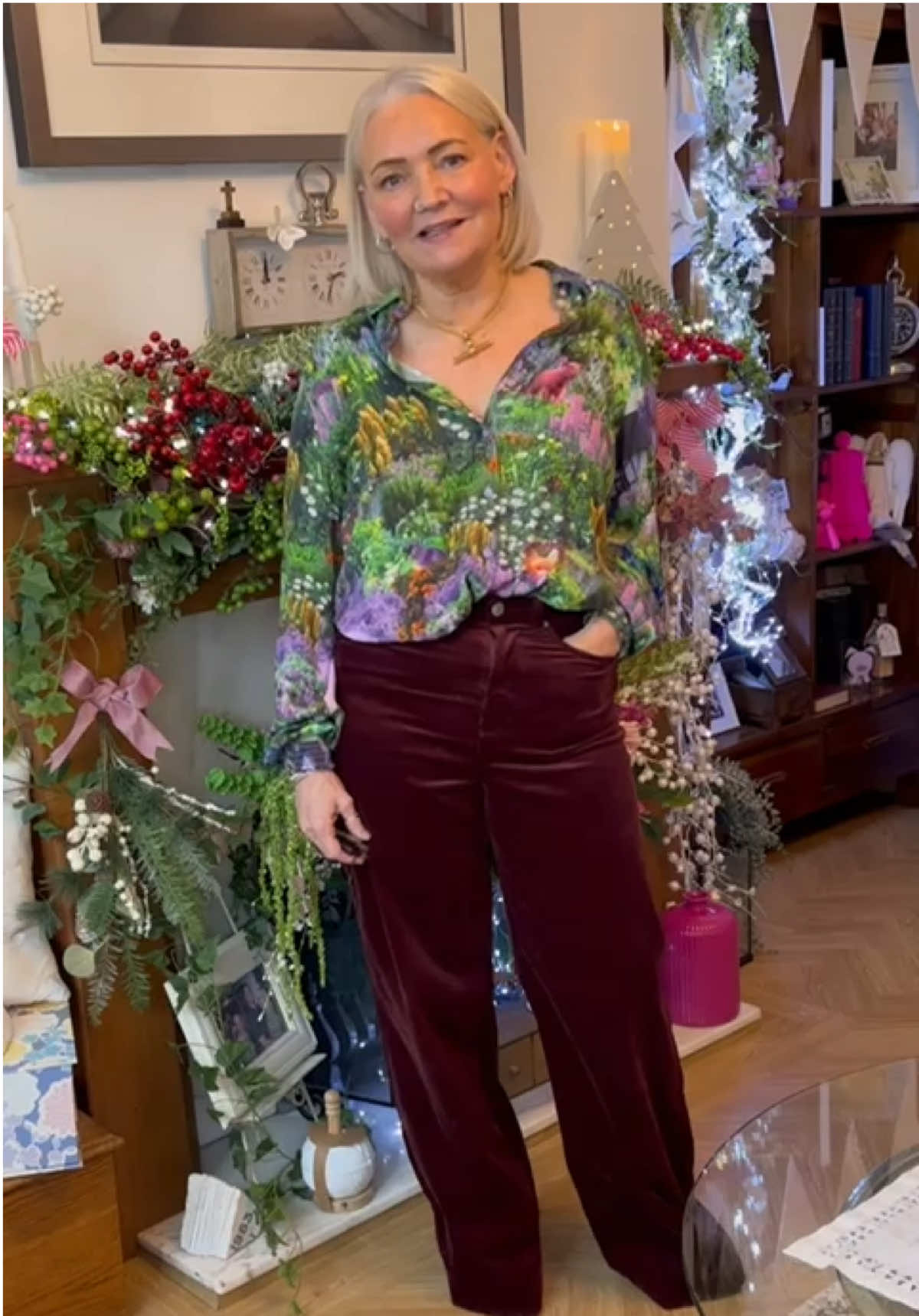 I can’t wait to share my world of fashion with you! Outfit Details- Trousers: M&S, shirt: Numph, Shoes: French Connection, Necklace: Tilly Sveeas ❤️ #fashionisageless #olderwomen #50plusstylefun #overfiftyfashion #over50women #beinspired #styleinspiration #over60women #fitcheck #fashionfacts #fashiontiktok #fyp #foryoupage❤️❤️ 