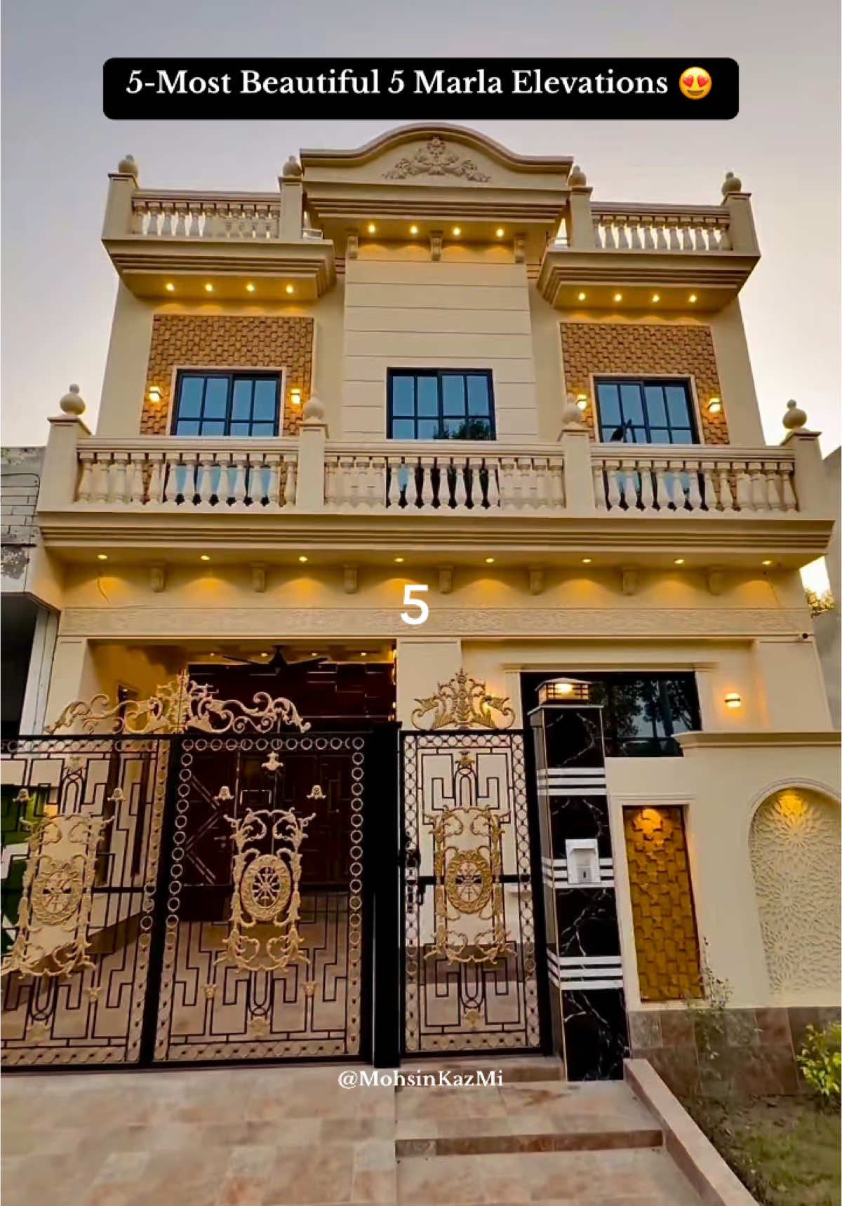 5-Most Beautiful 5 Marla Elevations 😍 Contact Us For Maps 🗺️ Interior Design 💻 & for Construction 🚧  #modernhouse #luxurioushouse #housedesigns #houseinterior #houseelevation #housemusic #housetour #housedesigns 