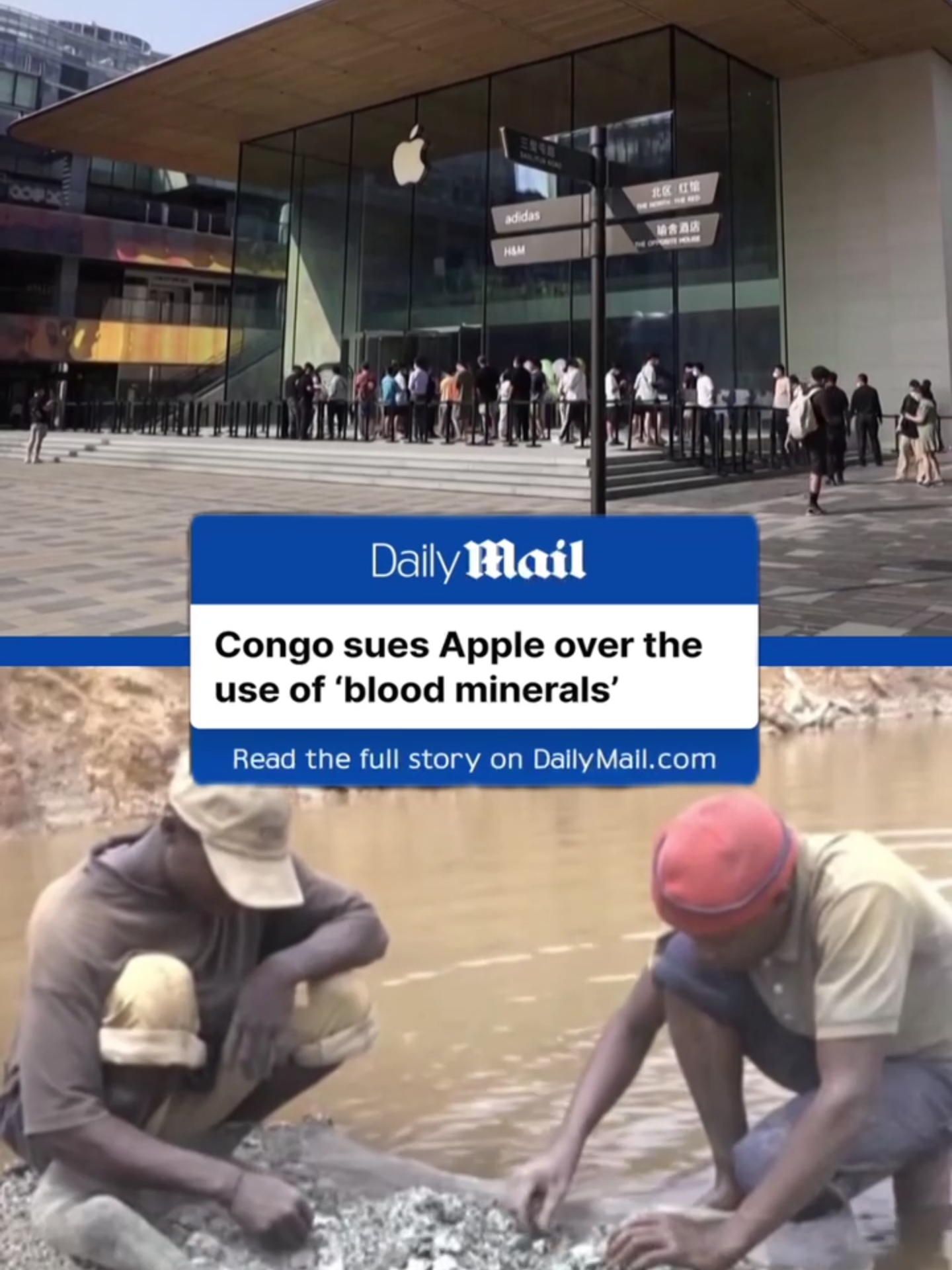 he Democratic Republic of Congo has accused Apple of covering up war crimes in lawsuits filed against the tech giant in Europe.The criminal complaints lodged in France and Belgium allege that Apple is using conflict minerals, often referred to as “blood minerals,” in its supply chain. The DRC is one of the world’s largest sources of minerals used in computers and mobile phones.   However, parts of its mining operations are unregulated and run by armed groups, with reports of child labor. #apple #Tech #africa #europe