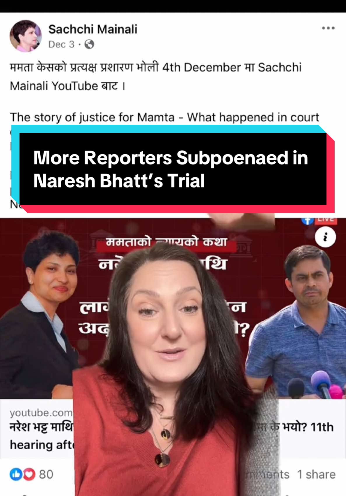 Replying to @Chhetri Suni Friday’s hearing in the Mata Kafle case has been postponed, and another reporter has been subpoenaed #nareshbhatt #mamtakafle #podcast #truecrime #greenscreen 