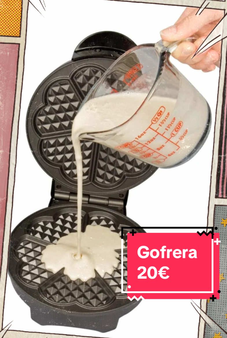 GOFRERA 20€ 🤩 Date ese capricho que buscas y no dudes que puedes disfrutar desde casa de los mejores sabores de infancia. Mmm… puro sabor y disfrute gracias a nuestras ofertazas. Como siempre, de todo, ¡EN DOÑA GANGAS! Nos encuentras en: 📌C/Alcalá 361, 28027 📌Avda. Albufera, 19, 28038 ¡Nos encantará contarte todas nuestras novedades! 💡 . . . . #DoñaGangas #Viral #Compras #Madrid #Quintana #Novedades #Oferta #Tienda #ofertas #navidad #goloseo #dulces #gofres  #gofrescaseros #articulosdehogar #dateuncapricho 