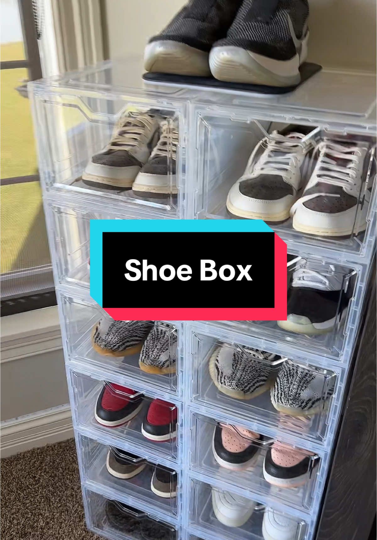 Make the smart choice #shoegame #shoestorage #shoebox