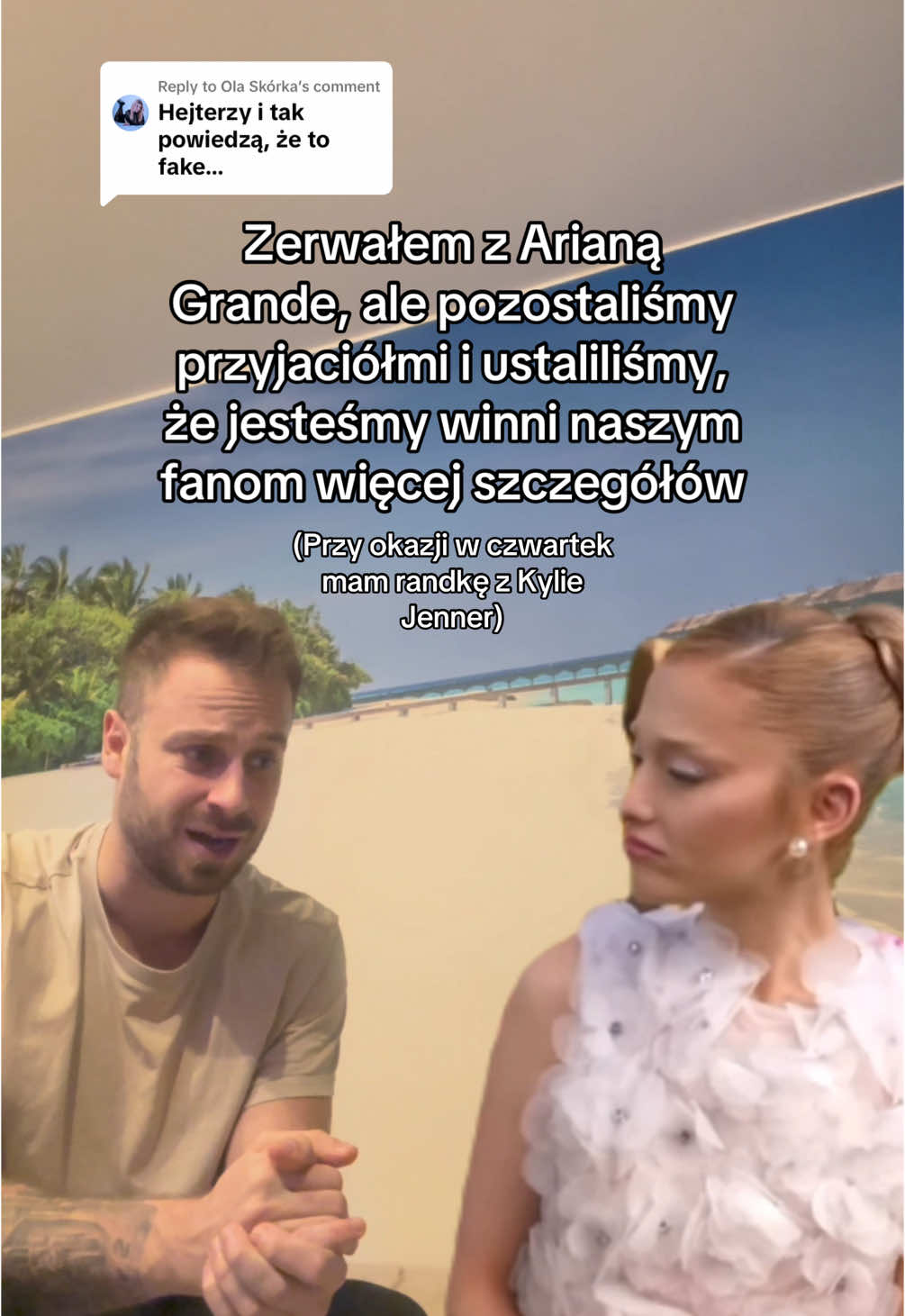 Replying to @Ola Skórka Kylie również zgodziła się nagrać część z naszej randki. #arianagrande #rozstanie #zwiazek #wicked 