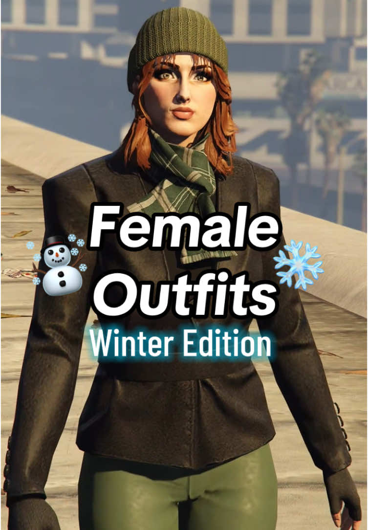 Female Winter Outfits ❄️☃️ #gta5 #gtaonline #gta5online #gta #gtav #gtaoutfits #gta5outfits 