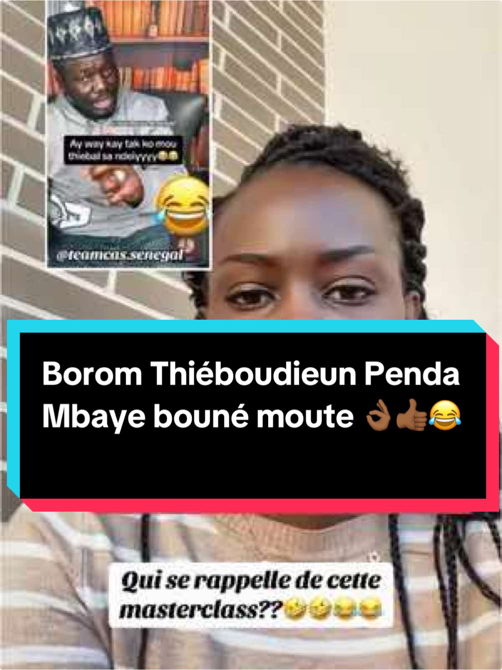 Je ne m’en lasse pas 😂😂Cette femme est trop drôle.   #videoviral #humour #tiktoksenegal🇸🇳 