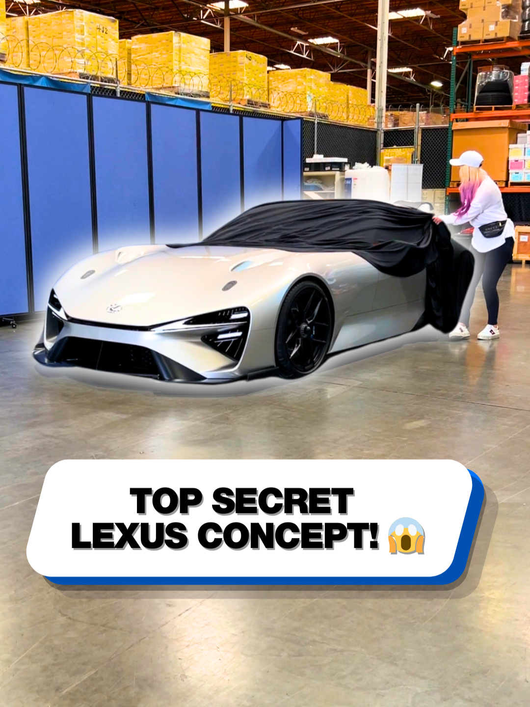 It goes from 0 to 100 in just over 2 seconds! 🔥 #lexus #lfa #concept #conceptcar #supercar #cartok #lexuscar #ev #techtok #technology #luxurycars #carreview #japanesecars #japan #topsecret #supercarblondie