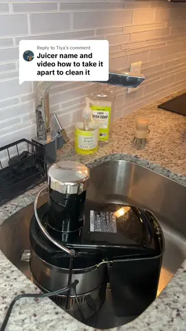 Replying to @Tiya  My apologies I took so long with this video I needed a new cresent tool (the orange thing) I was using chopsticks to open the juicer to clean it before lmao. This is the Jack Lalanne Power Juicer. Make sure your water is extremely hot, mine is steaming you just can’t see in the video. I juice often so throughout the week I just rinse and scrub with hot water then at the end of the week I put her right in the dishwasher! So easy! #juicer #cleaning #howtotiktok #juicing #jacklalannepowerjuicer #fyp #juicingtiktok #jacklalanne #followmeformore 