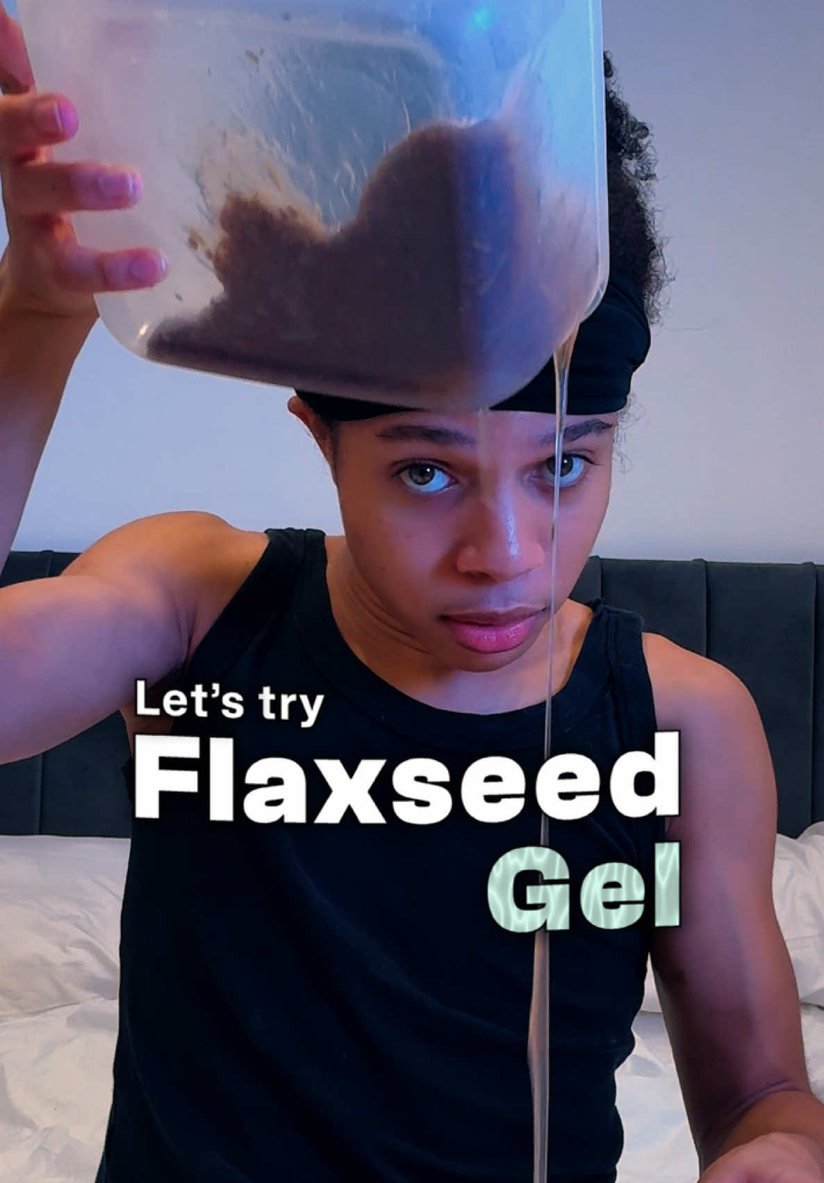 Guys I’m so impressed with how well the flaxseed gel works with my hair- this is definitely going to be my go to pre-poo from now on. It’s got the Stazed’s Seal of approval 😭😭. #flaxseedgel #naturalhair #naturalhaircare #curlyhair #afrohair #blackhair #afrohaircare #naturalhairproducts #flaxseeds #detangling 