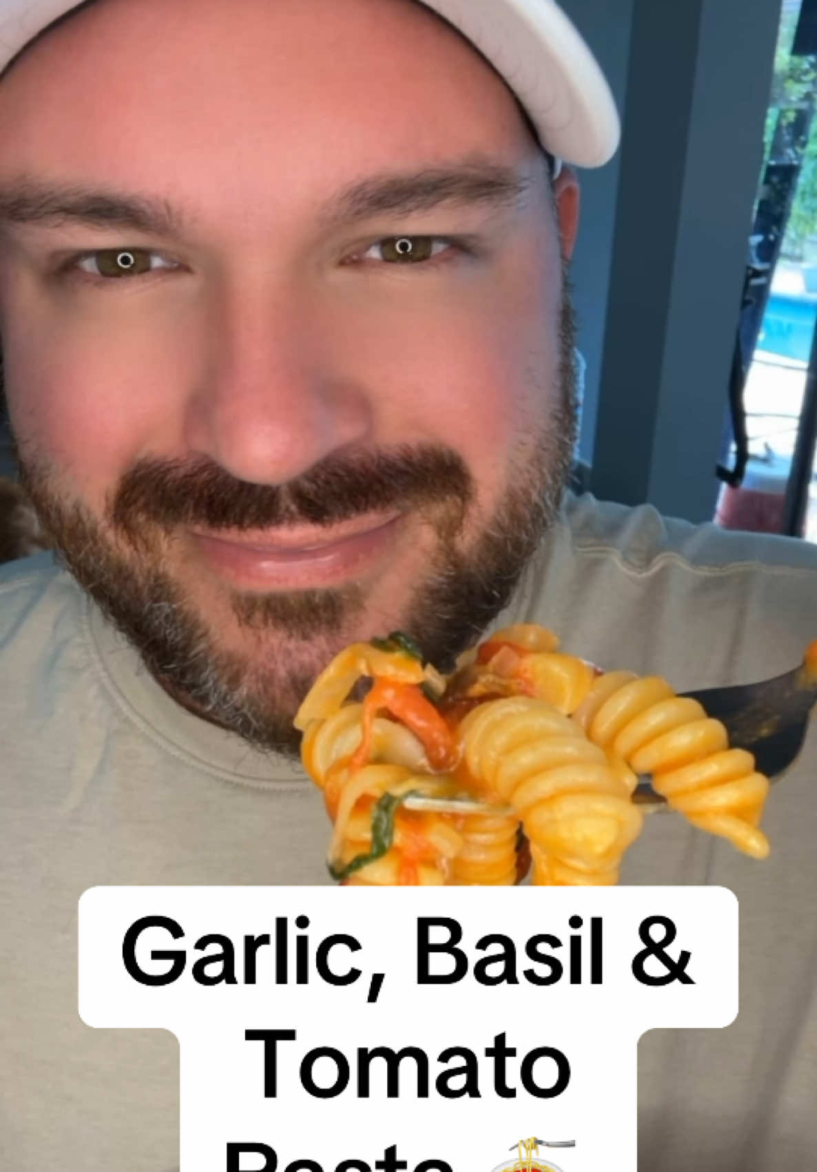 This is your sign to make pasta 🍝  #pasta #fusilli #pastaideas #simple #garlic #oliveoil #shallot #basil #tomato #cheese #parmigiano #italian #american #food #comfort #fresh #light #garden #veggies #cookingvideos 