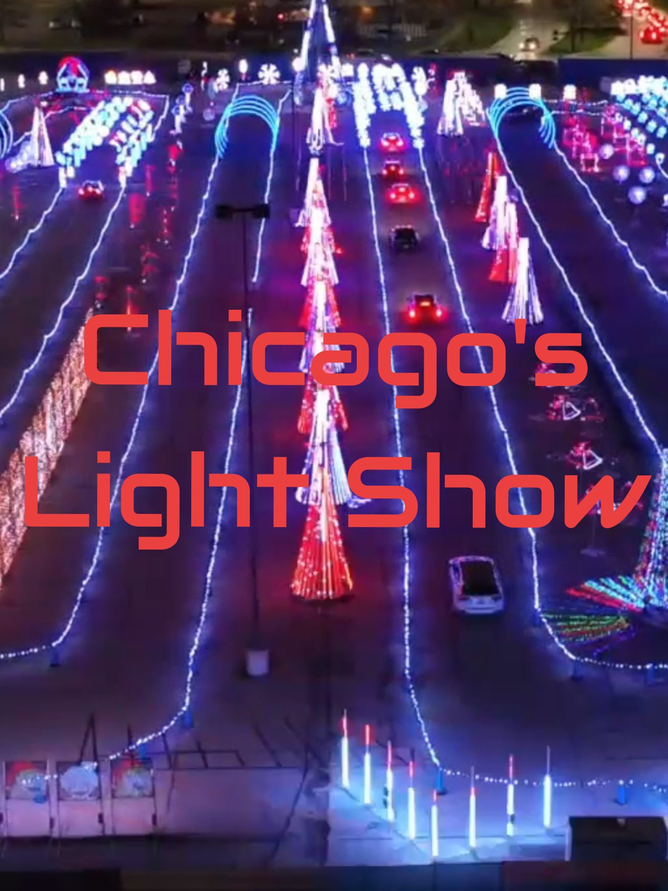 Chicago's Light Show🎄👉 #fyp #chicago #lightshow #drivethru #holidayspirit #seasongreetings #holidaylightshow #holidaymagic #lightofchristmas #tiktok @lightofchristmasdrive 