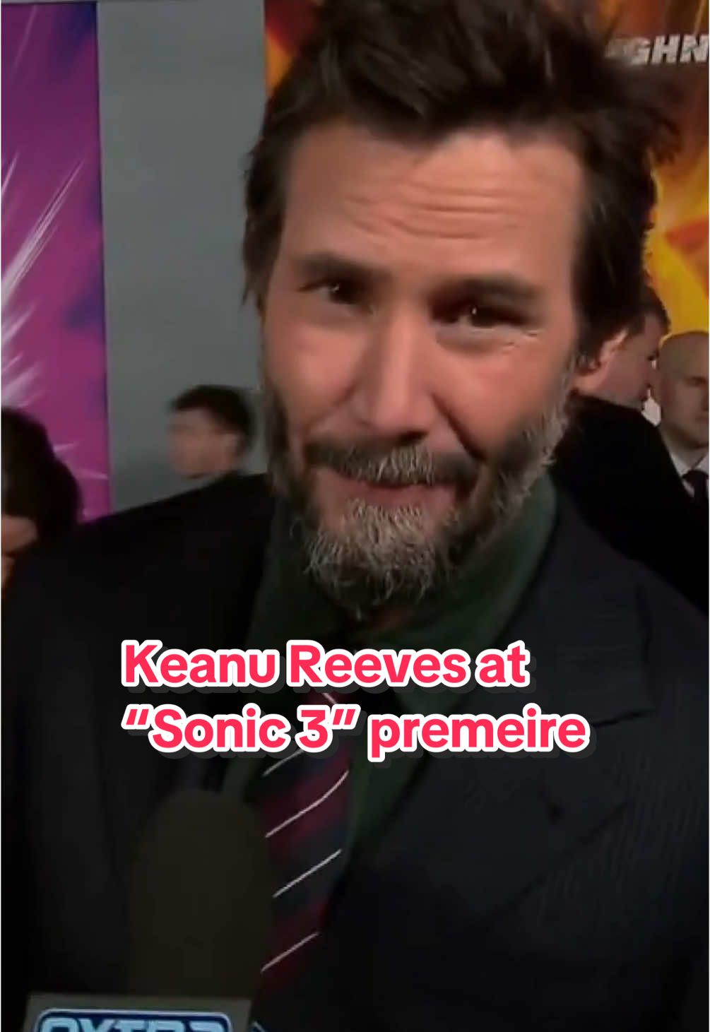 ‘Tis the season for Keanu Reeves! 🥰🎄 (But isn’t it always?) He dishes on his “misunderstood” villain in #Sonic3 at the L.A. premeire. 😈 #keanureeves #sonicthehedgehog #sonic