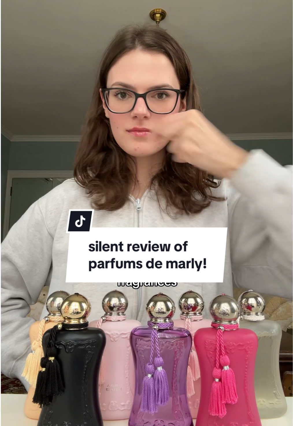 What should I do next?👀  FTC: Cassili, Delina Exclusif, and  Athalia were gifted by Parfums de Marly. #perfumetiktok #fragrance #fragrances #parfumsdemarly #perfumerecommendations #silentreview @Parfums de Marly 