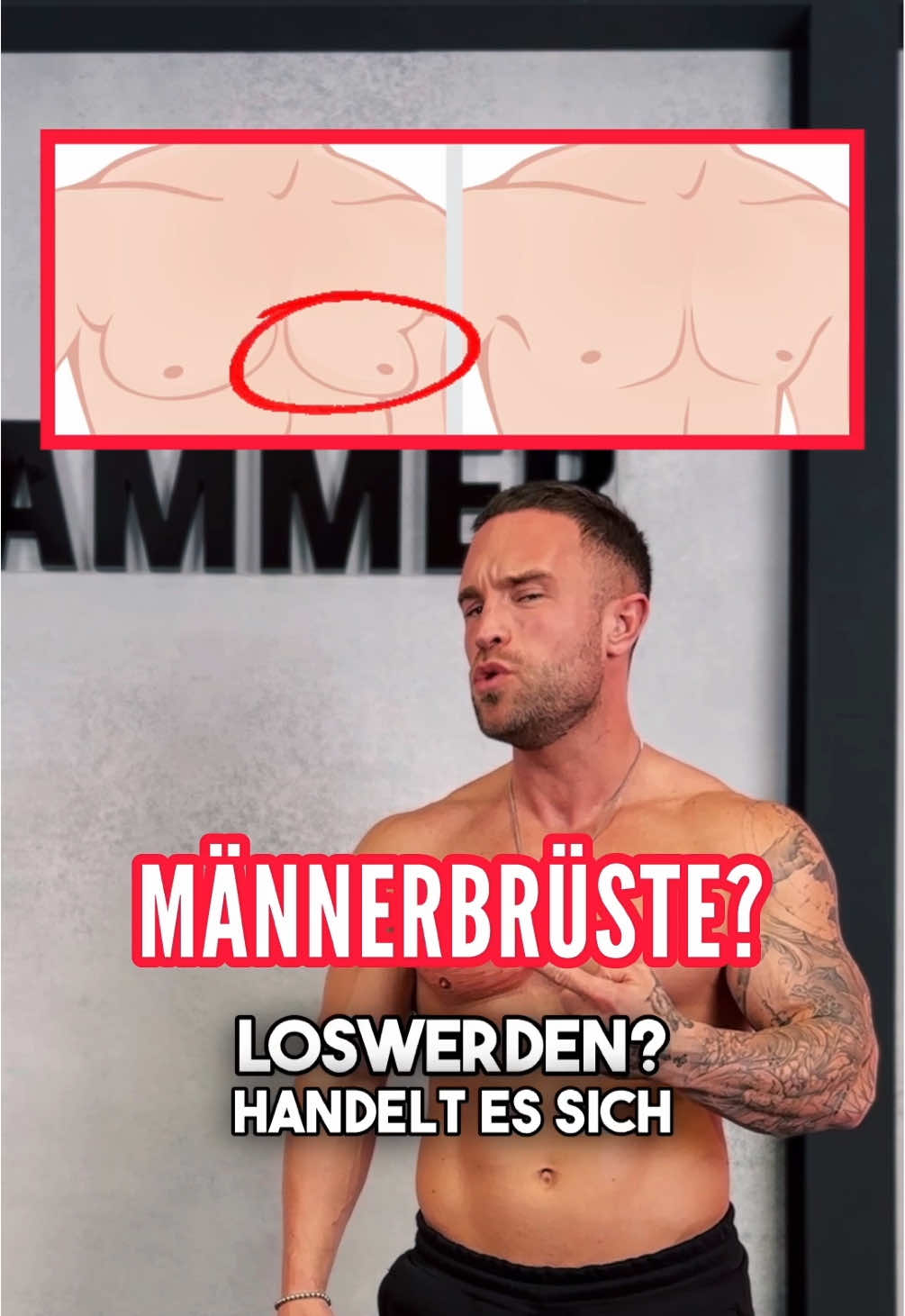 🔺MÄNNERBRÜSTCHEN🔺 Willst du diese lästigen Männerbrüstchen loswerden? 🚫👕 Bei Pseudogynäkomastie hilft gezieltes Training für den unteren Brustbereich: Cable Cross (nach unten), Dips und Incline Push-Ups sind deine besten Freunde! 💪 WICHTIG: Ohne einen niedrigen Körperfettanteil von ca. 15% oder weniger siehst du keine echten Ergebnisse – das ist elementar! 🧾🔥 Ernährung und Training gehen Hand in Hand. ✌️” #BrustTraining #MännerBrust #Gynäkomastie #FitnessTipps #Muskelaufbau #Fettverlust #KörperfettReduzieren #CableCross #Dips #PushUps #GymTipps #FitnessfürMänner