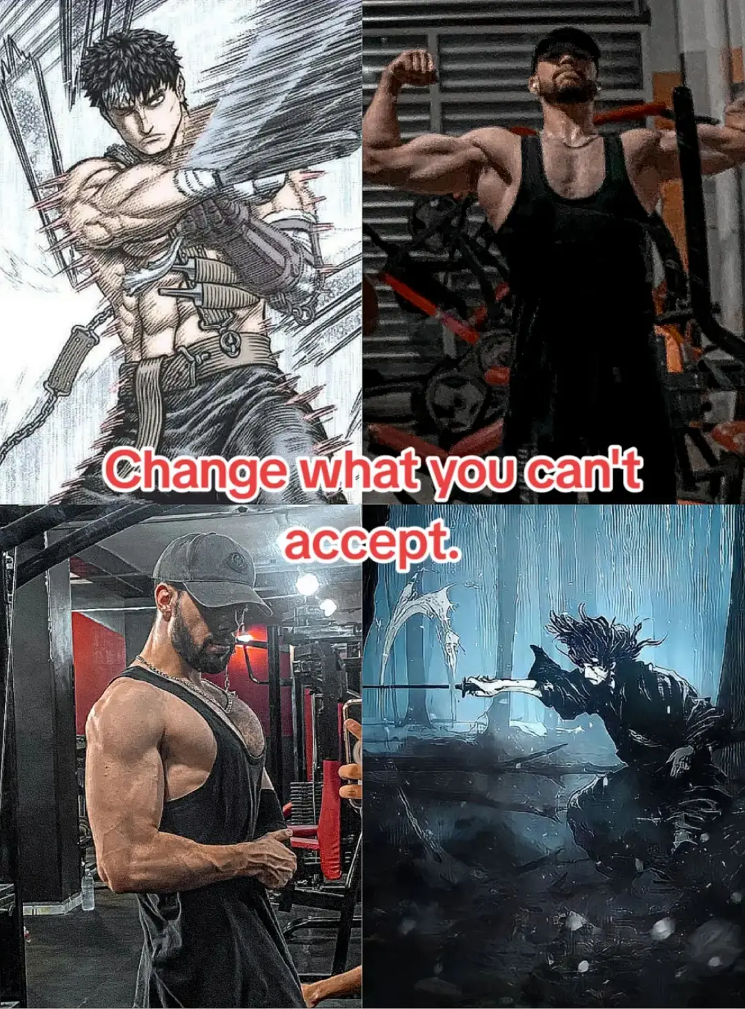 Manga inspired post. 🇩🇿 #motivationalvideo #dz #transformation #motivation #Fitness #bodybuilding #naturalbodybuilding #gymcontent #guts #musashimiyamoto #manga #gymmotivation #berserk #vagabond #vinlandsaga #algeria #fypp #discipline #inspiration #anime 