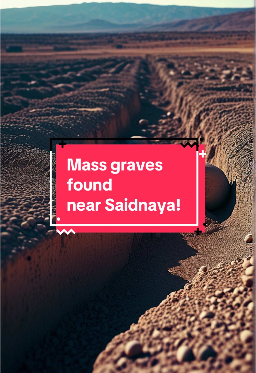 Mass graves found near Saidnaya! #syria #damascus #freesyria #white #helm #unbelievable #humanity #assad #bashar #prison 