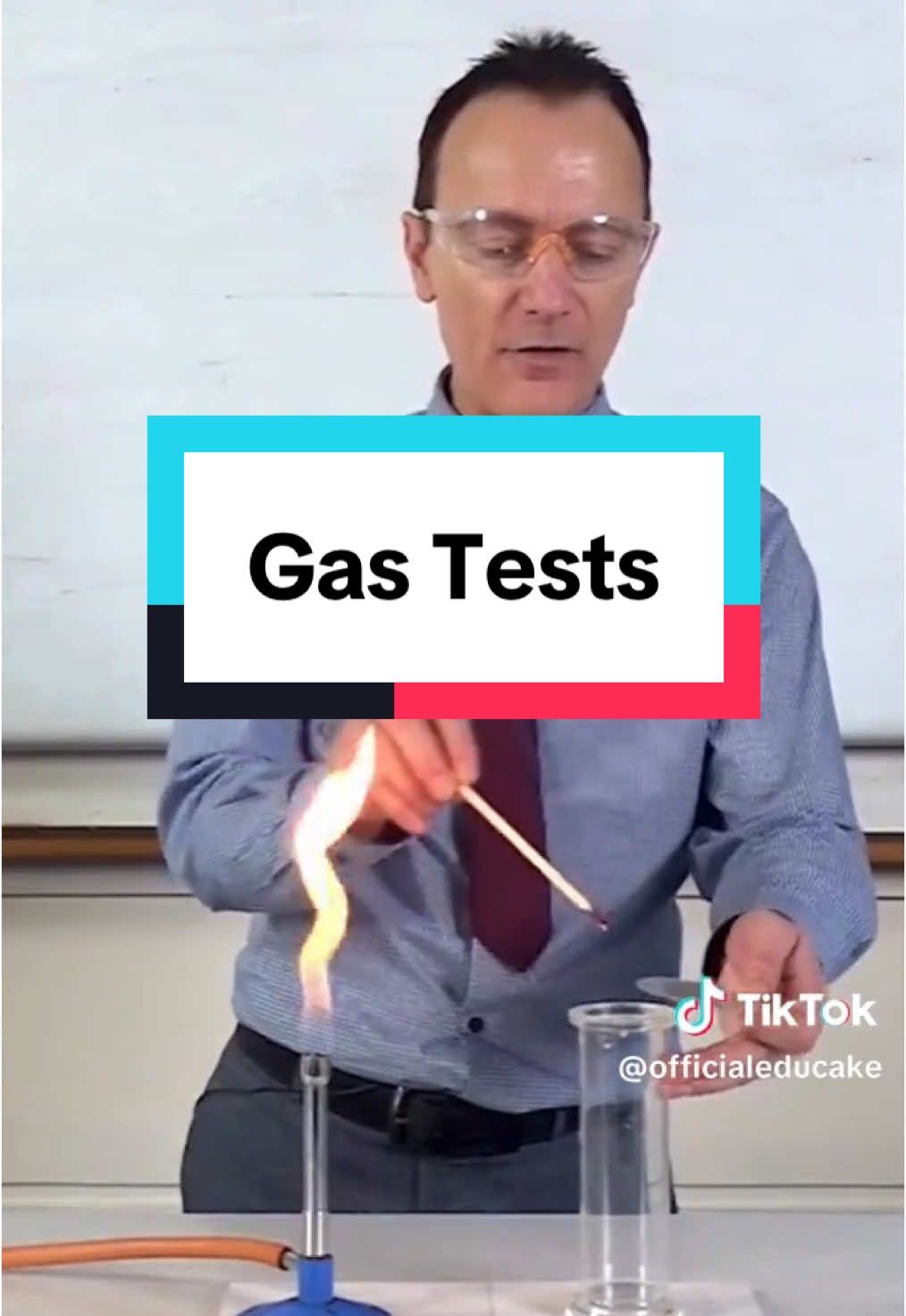 How to test for hydrogen, oxygen, chlorine, carbon dioxide. #revisechemistrywithmrb #gastests #educake #gcsechemistry #aqa #chemistryteacher #chemistrytutor #gcserevision #chemistrypaper2 